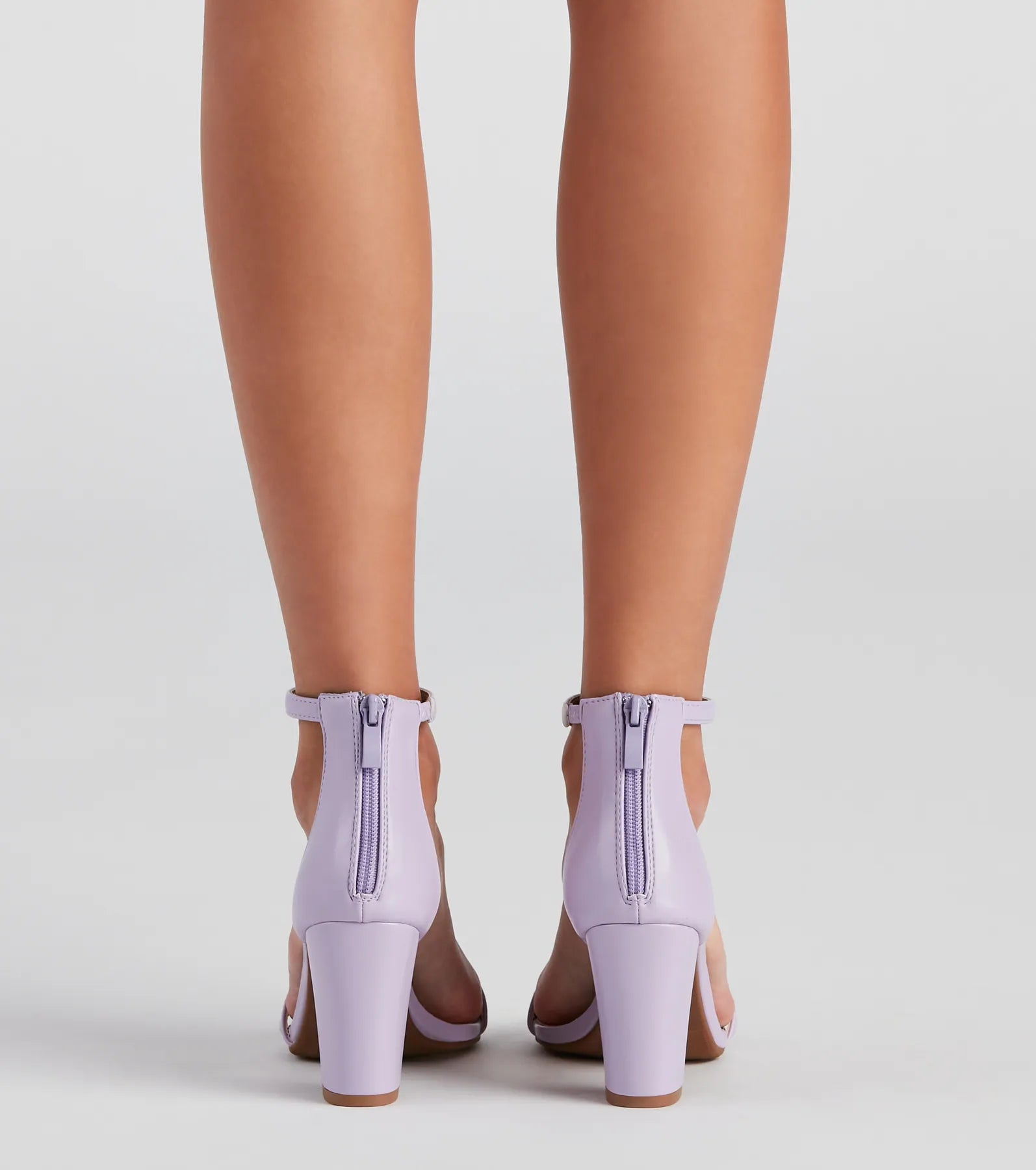 Style Stunner Faux Leather Block Heels - Image 6