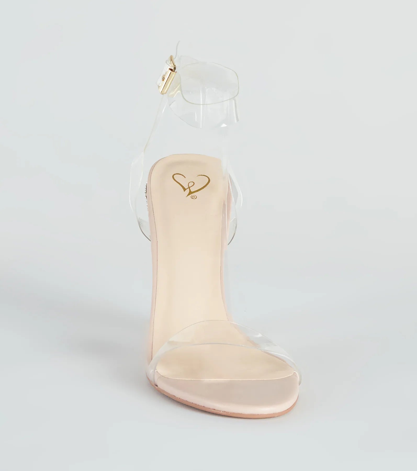 On The Scene Rhinestone Block Heels - Image 3