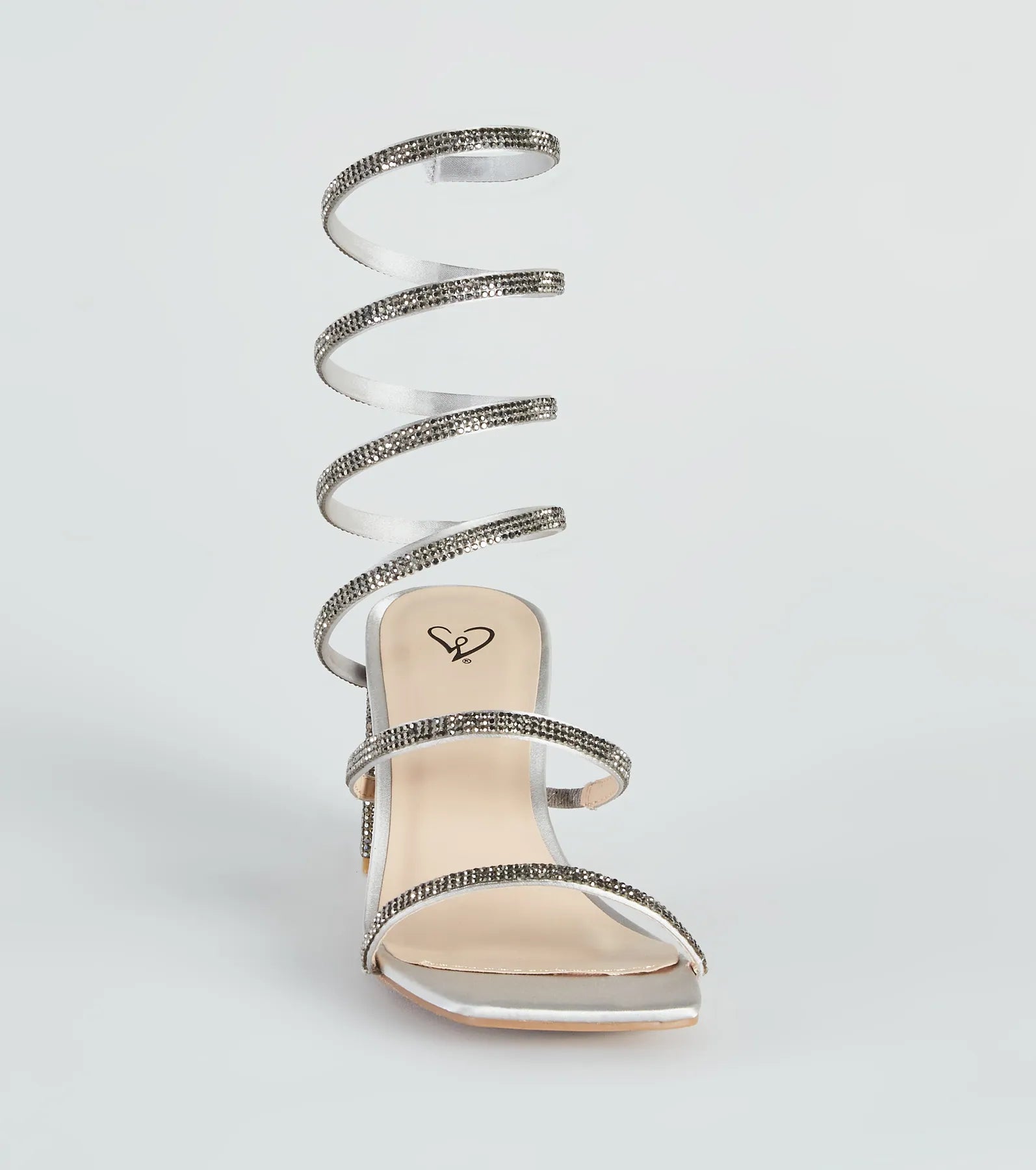 Spring Into Rhinestone Block Heels - Image 3