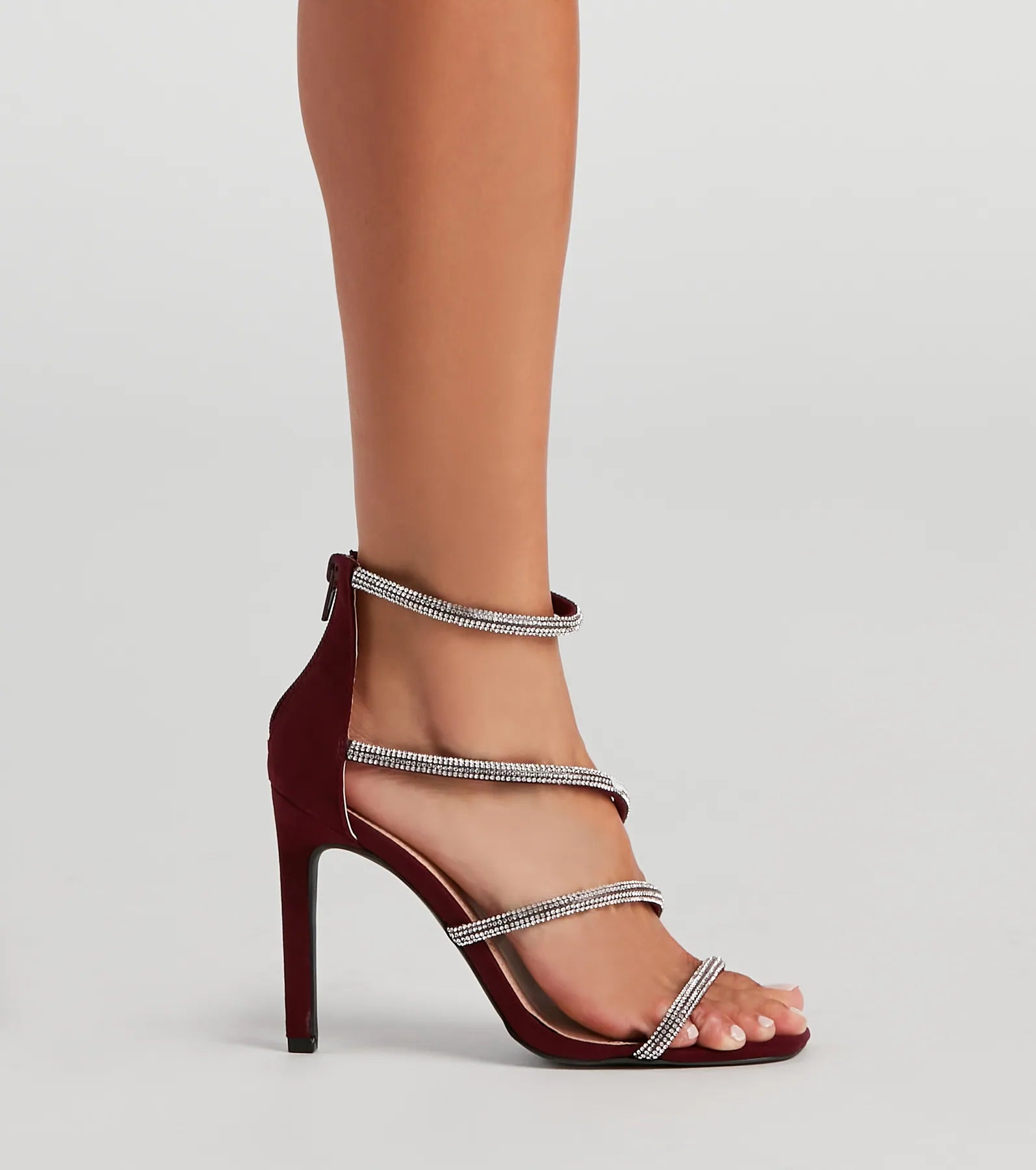 Wrapped In Rhinestone Stiletto Heels - Image 3