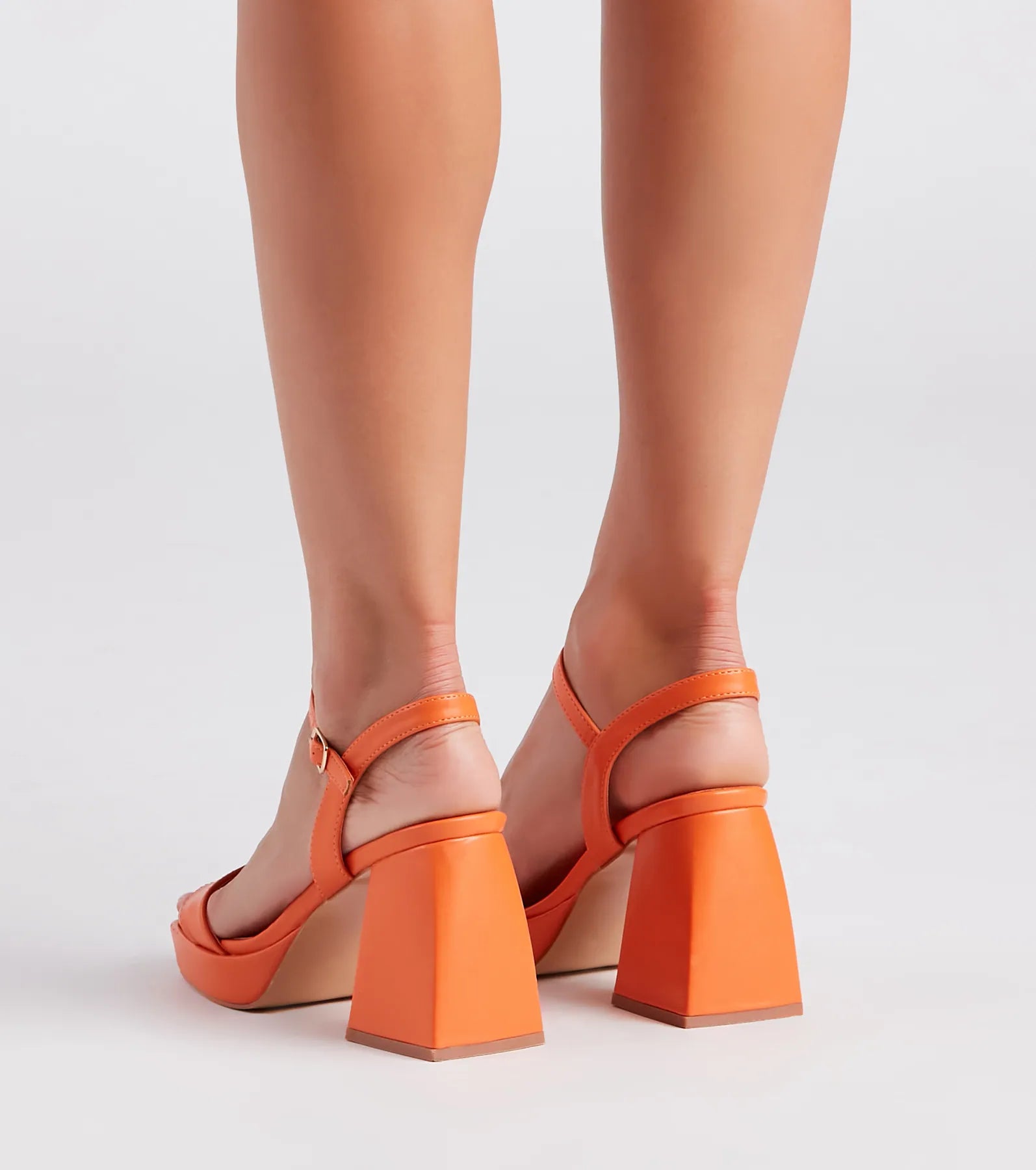 Work Your Angles Chunky Platform Heels - Image 4