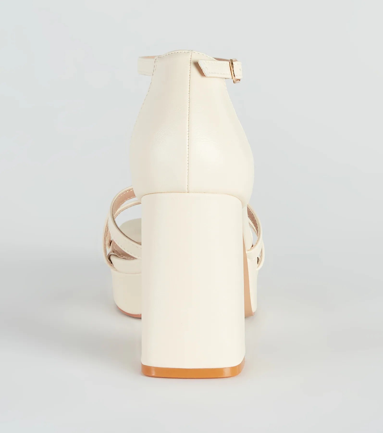 Trendy Essential Caged Platform Heels - Image 4