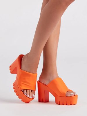 Trendy Girl Era Chunky Platform Mules