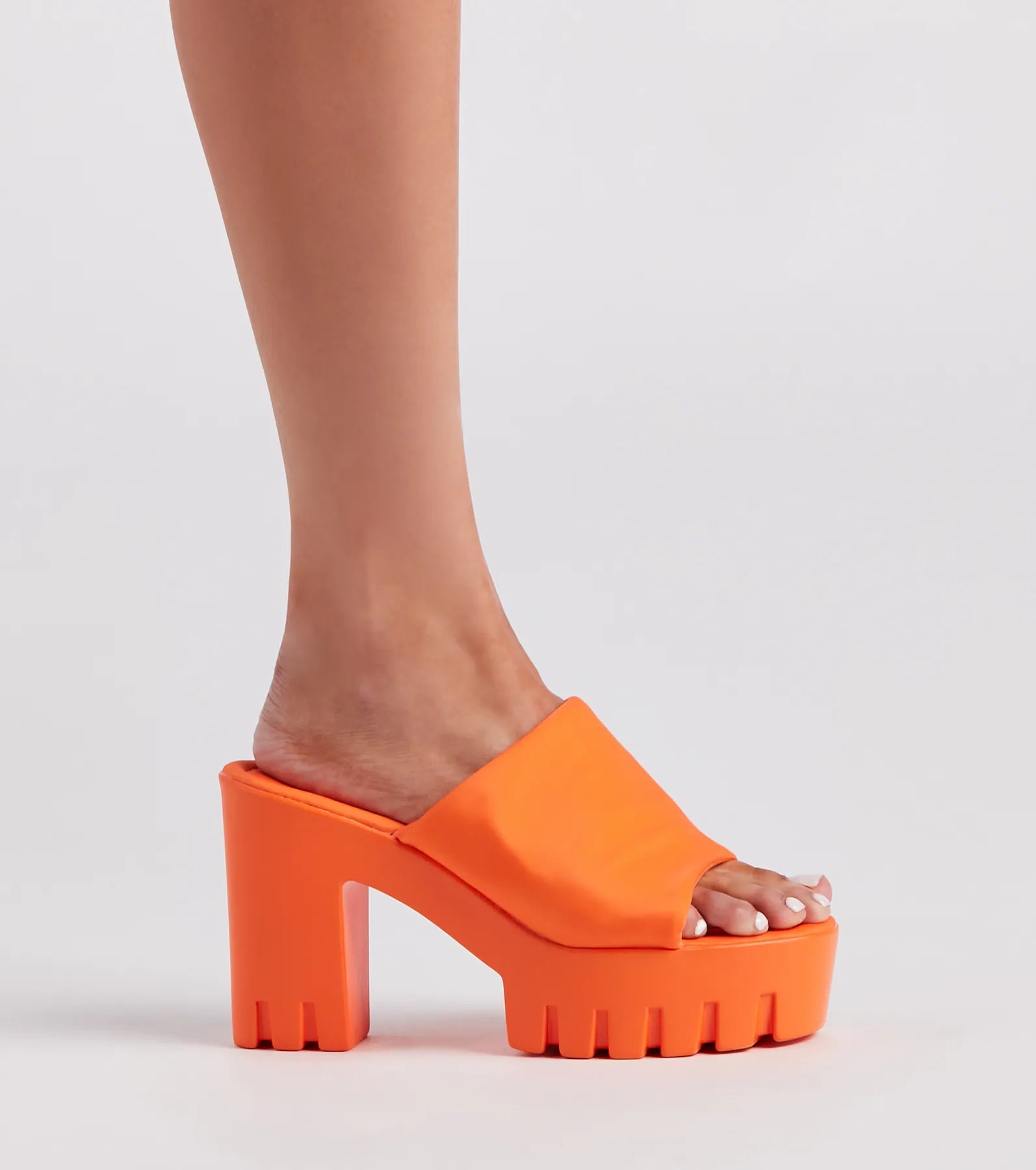 Trendy Girl Era Chunky Platform Mules - Image 3