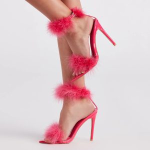 Feather Princess Marabou Stiletto Heels
