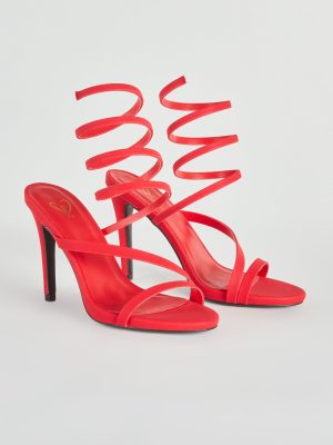 Amp It Up Spiral Stiletto Heels