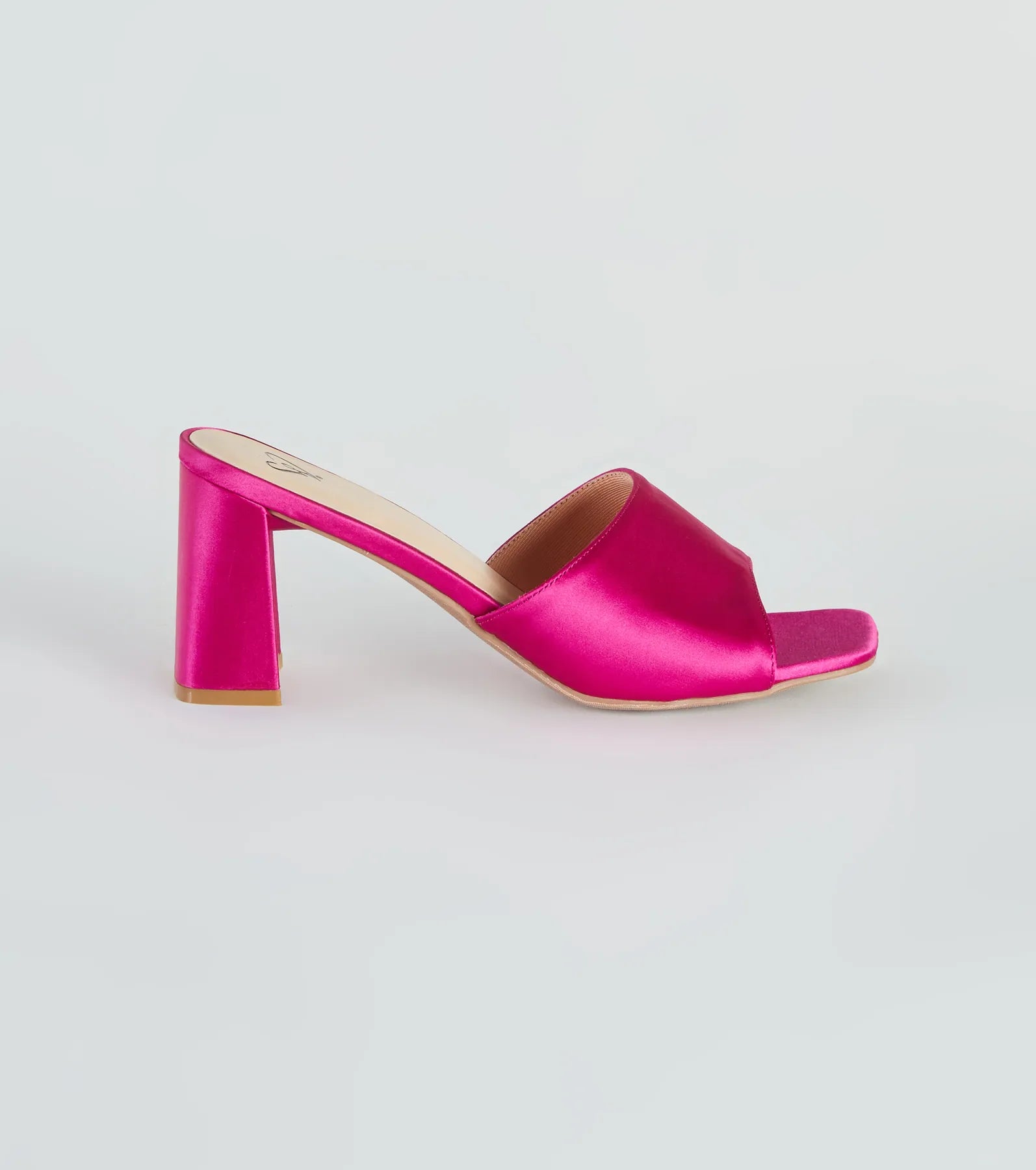 Let's Party Satin Low-Heel Mules - Image 2