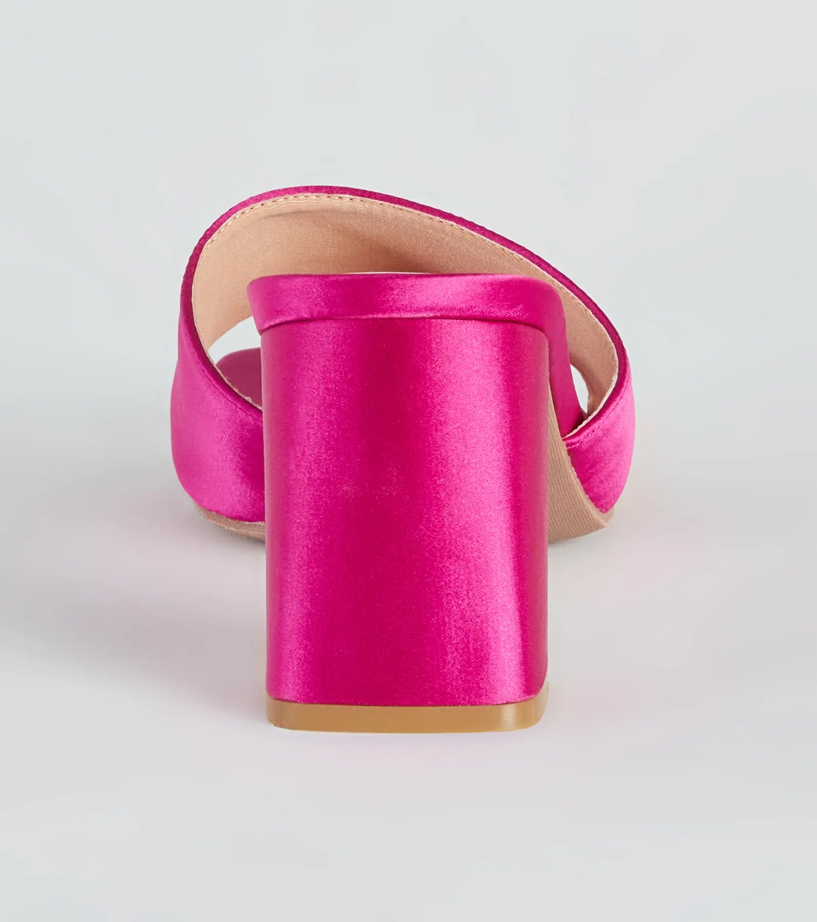 Let's Party Satin Low-Heel Mules - Image 4