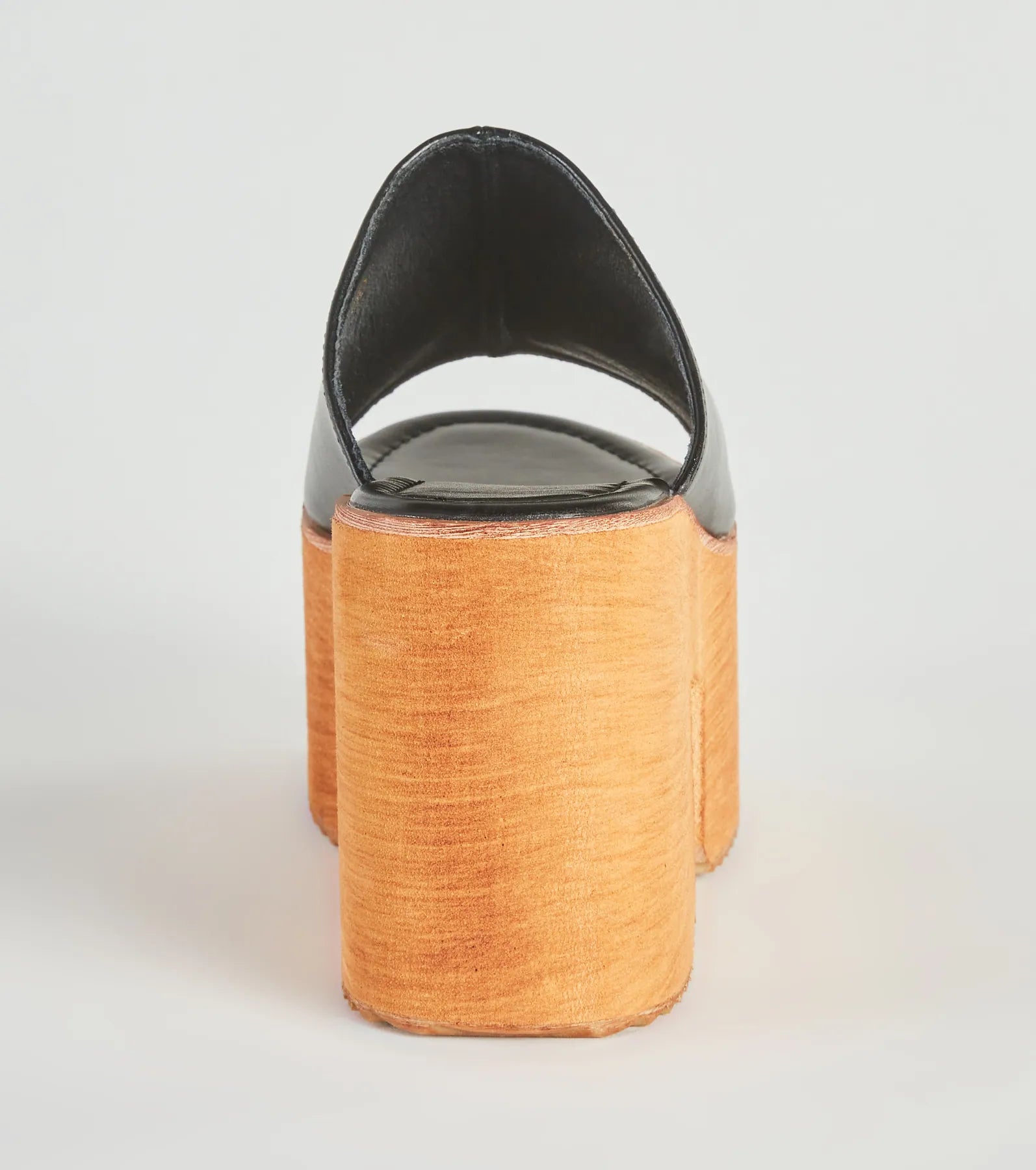 Pleasure's All Mine Wooden Platform Mules - Image 4