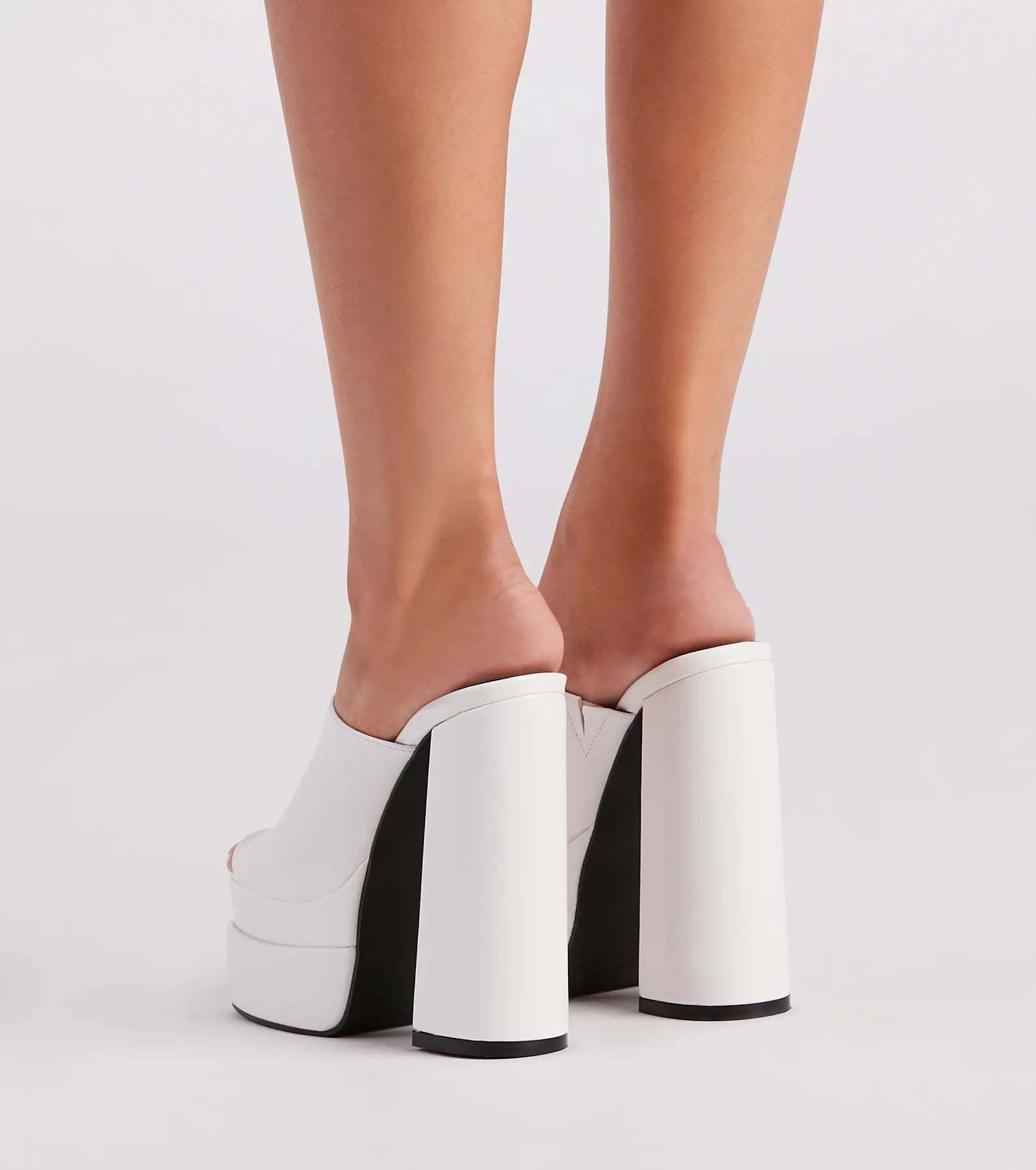 Unforgettable Style Chunky Platform Mules - Image 4