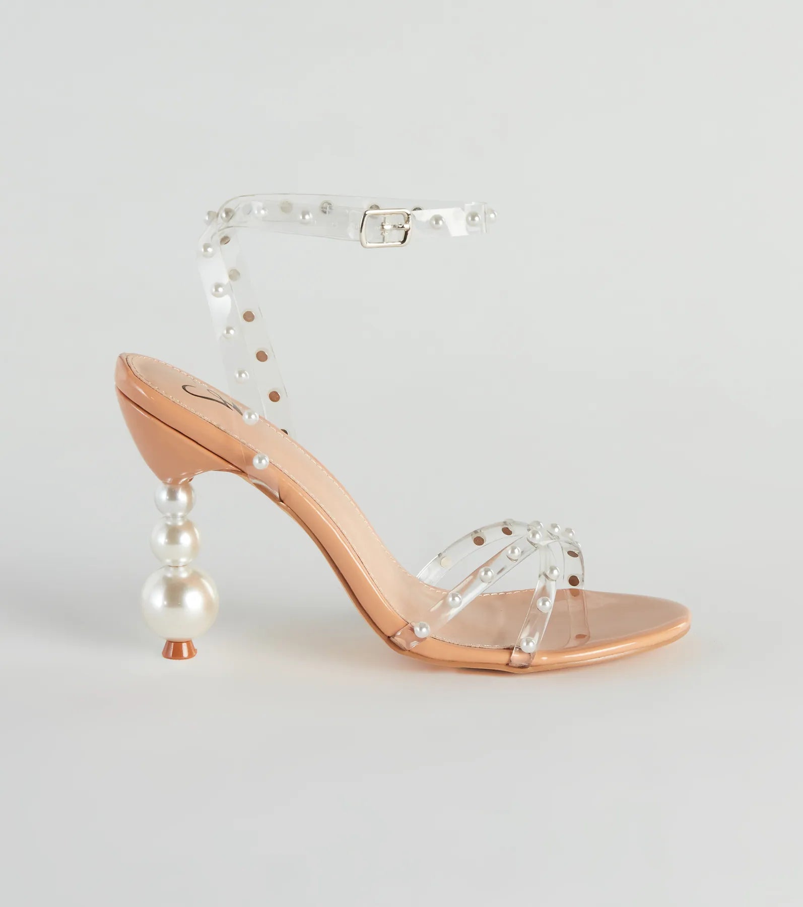 Under The Sea Jewel Faux Pearl Heels - Image 2