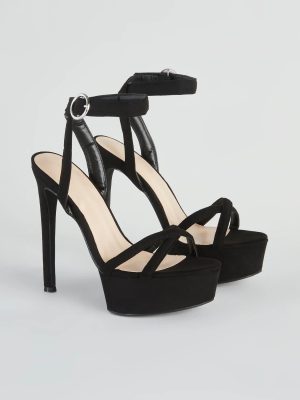 Draw Attention Platform Stiletto Heels
