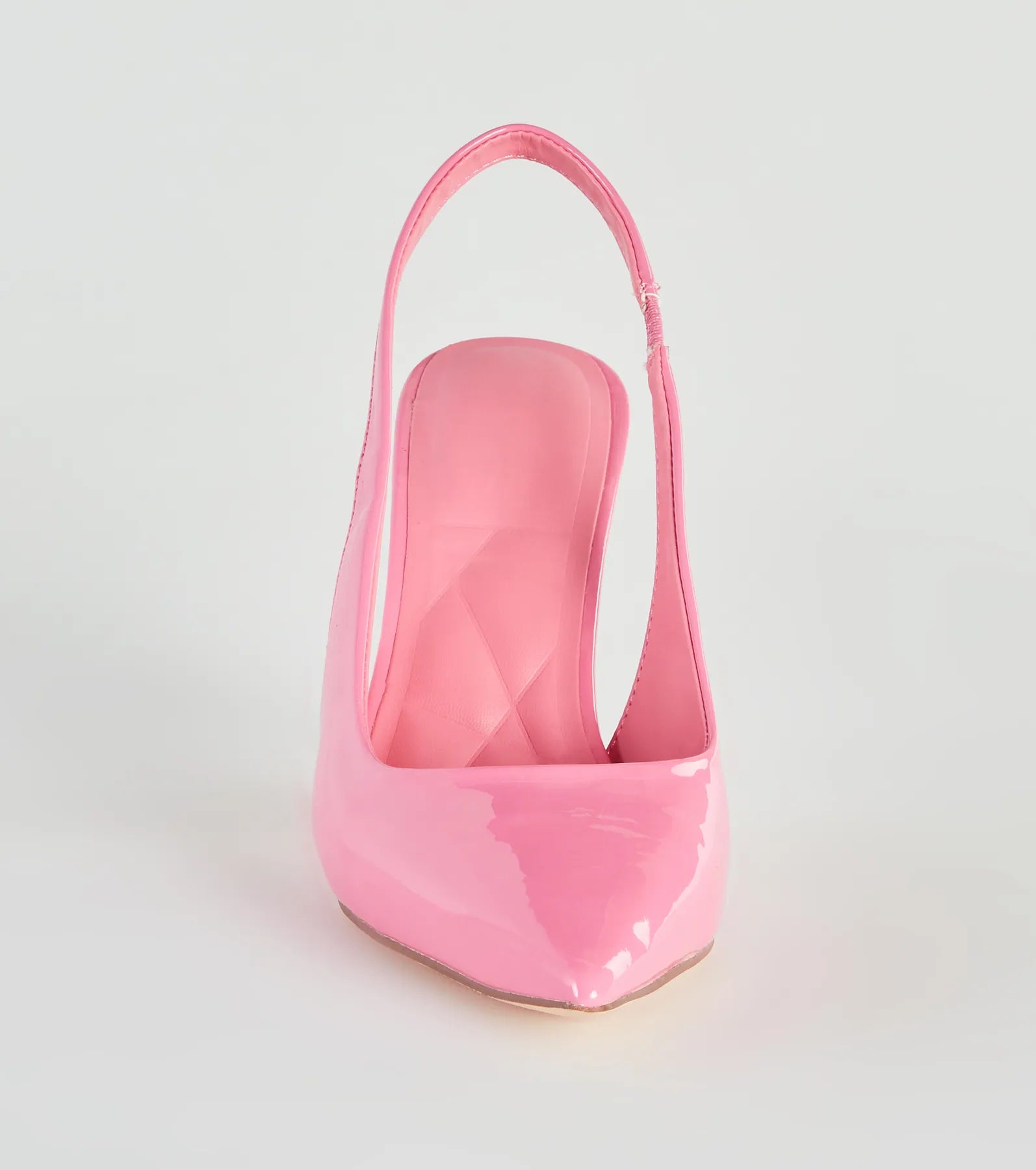 Stylish Directions Patent Sling Back Pumps - Image 3