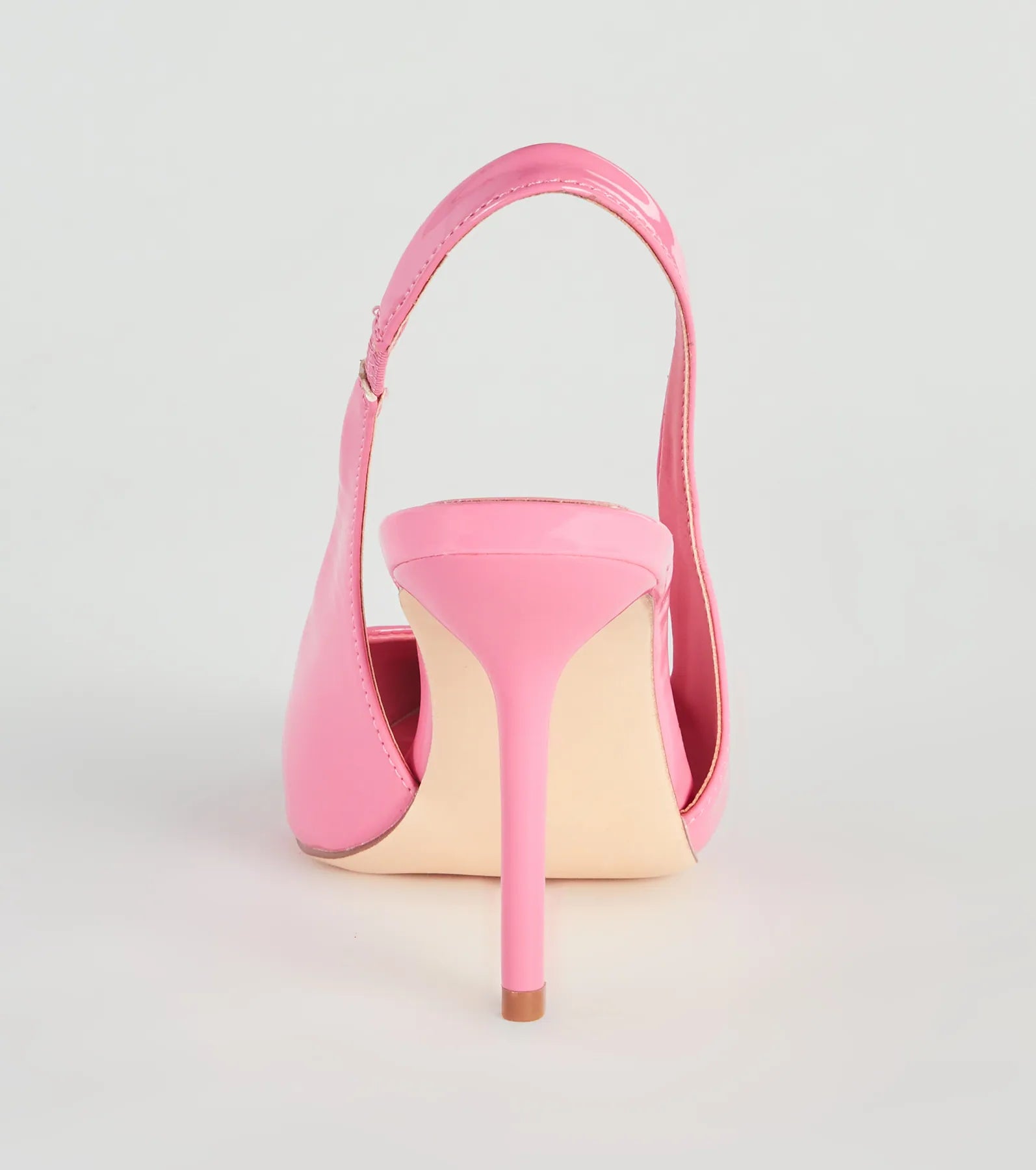 Stylish Directions Patent Sling Back Pumps - Image 4