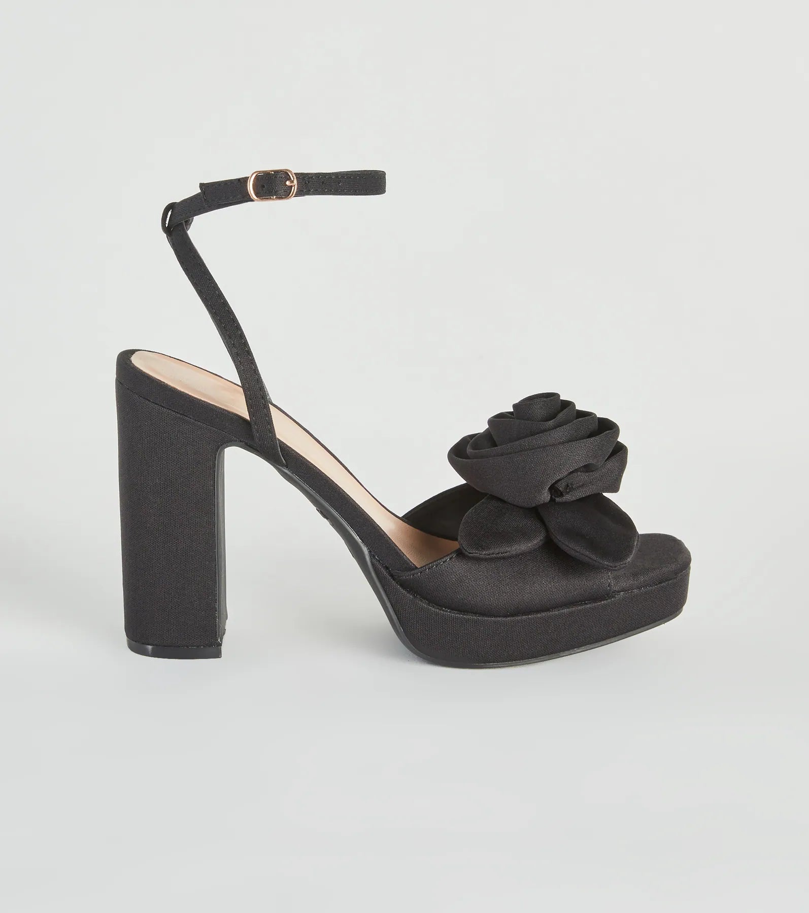 Take A Strut Rose Platform Block Heels - Image 2