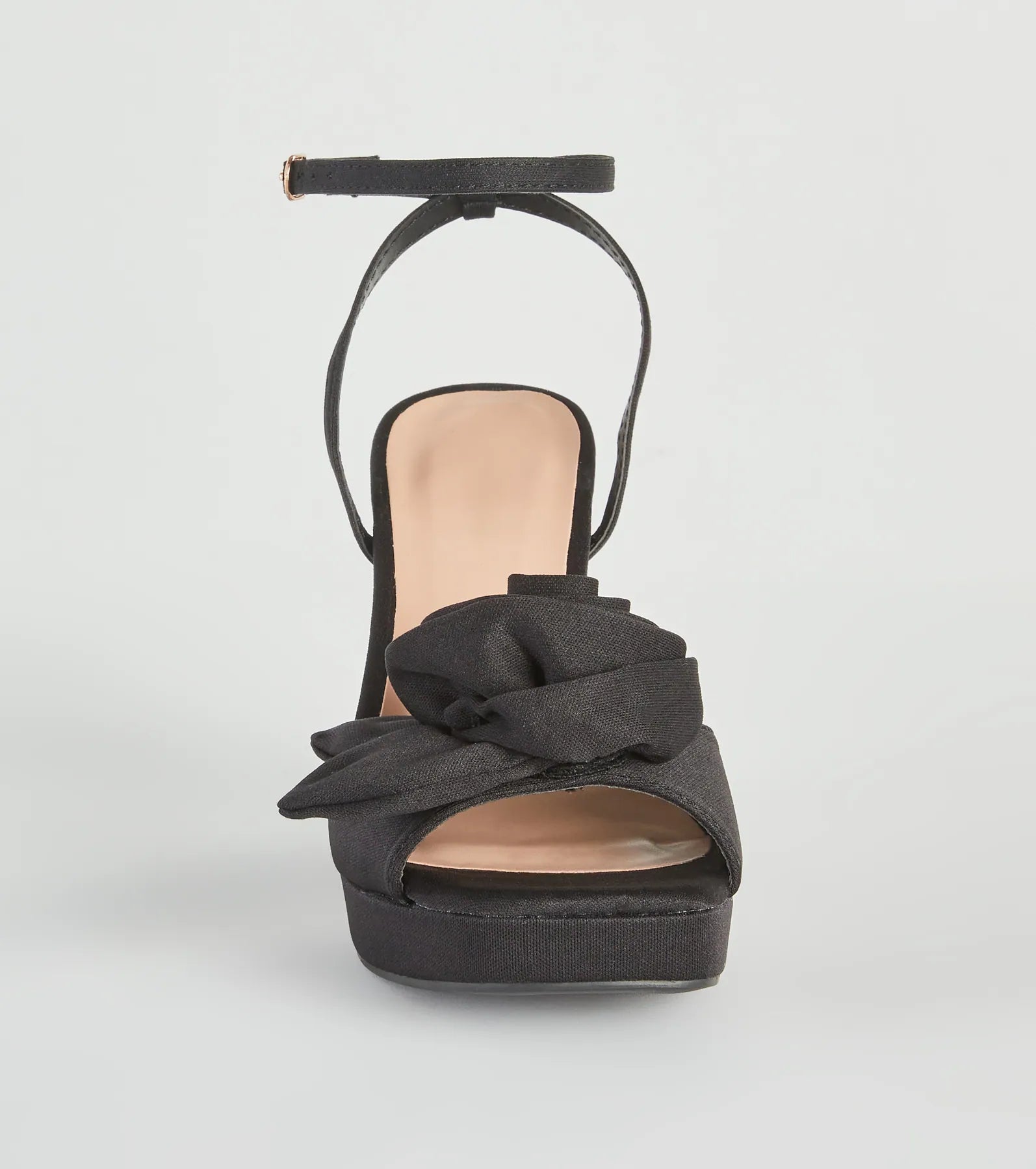 Take A Strut Rose Platform Block Heels - Image 3