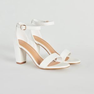Classic Choice Faux Leather Block Heels