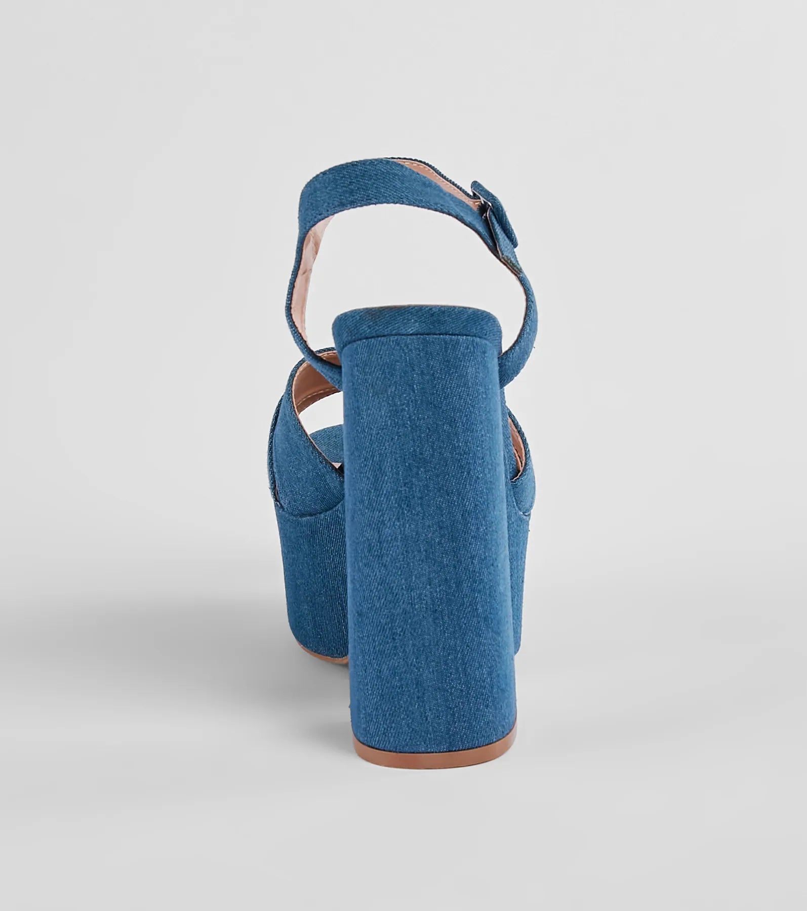 Carpe Denim Platform Block Heels - Image 4