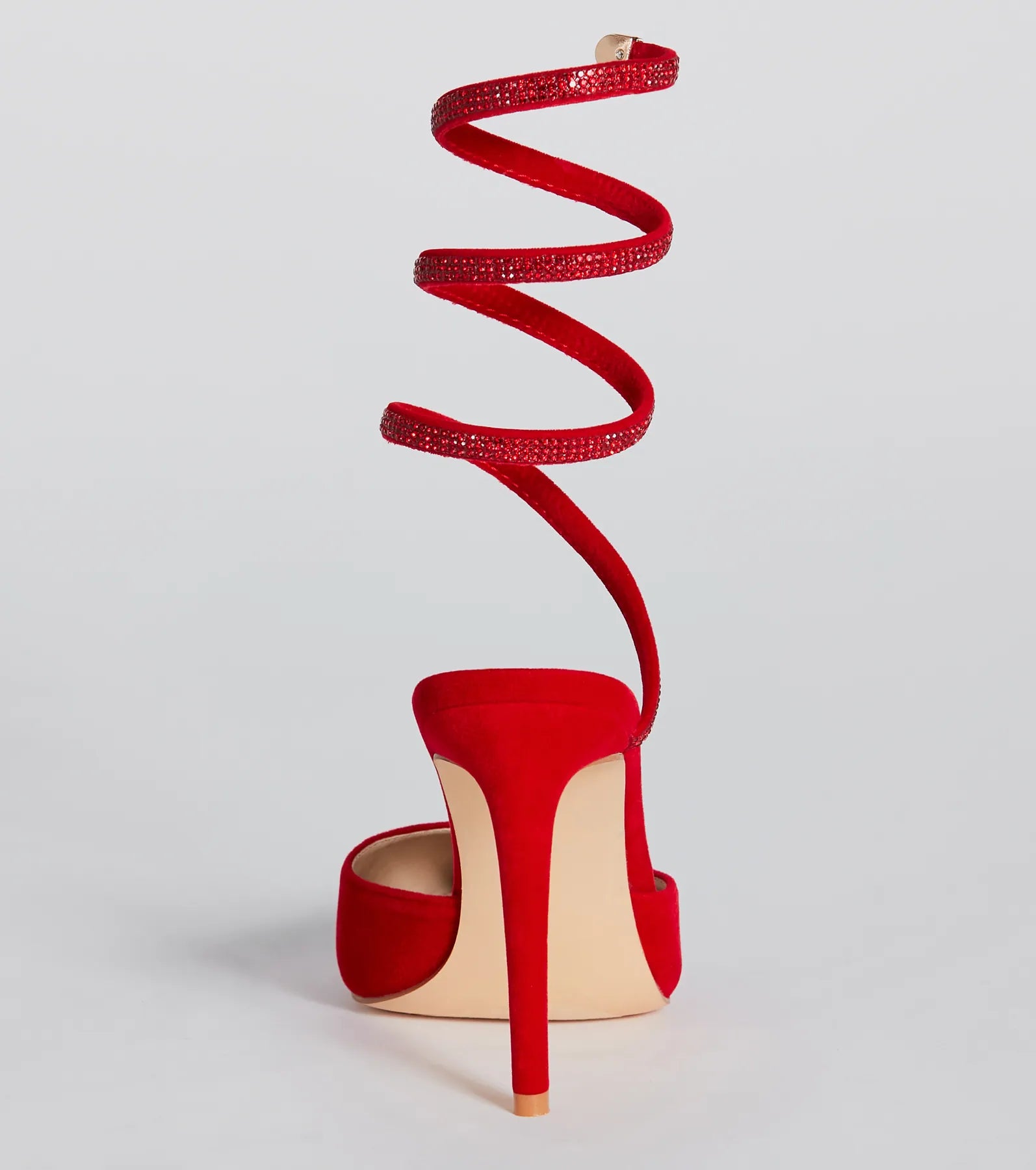 Time To Strut Spiral Strap Stiletto Pumps - Image 4