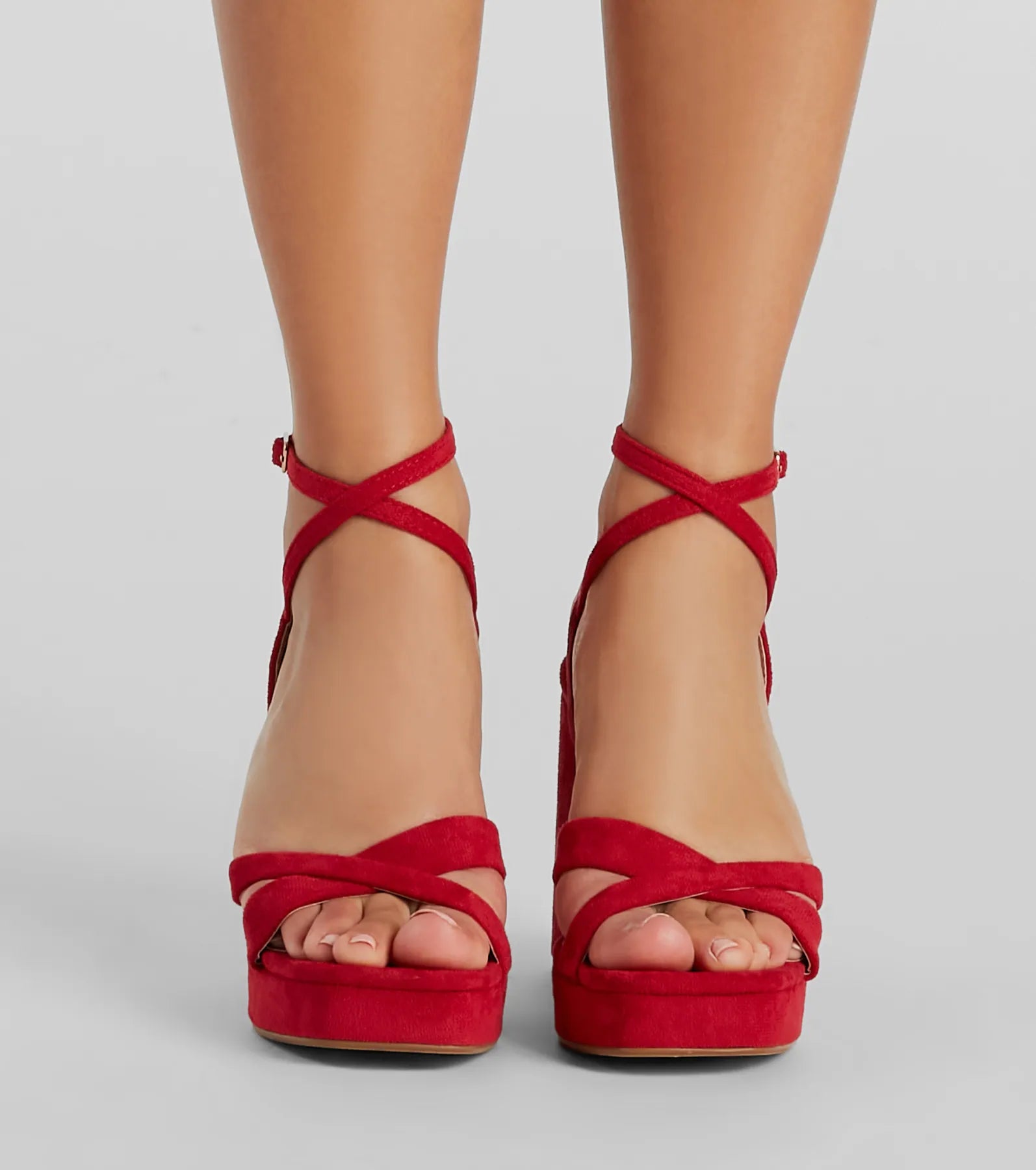Statement Maker Strappy Platform Block Heels - Image 2