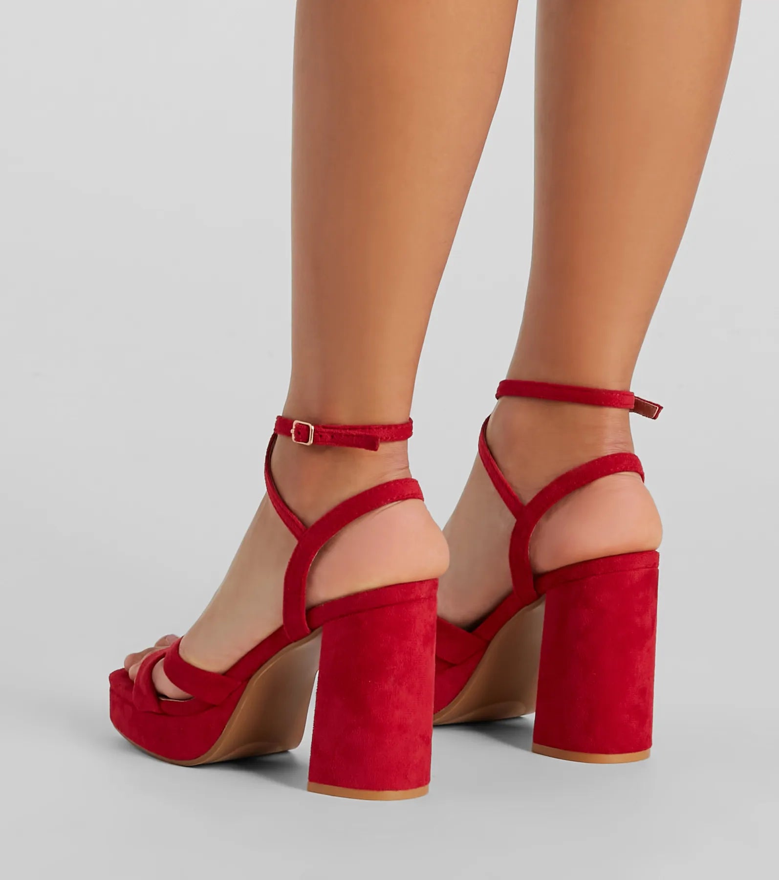 Statement Maker Strappy Platform Block Heels - Image 4