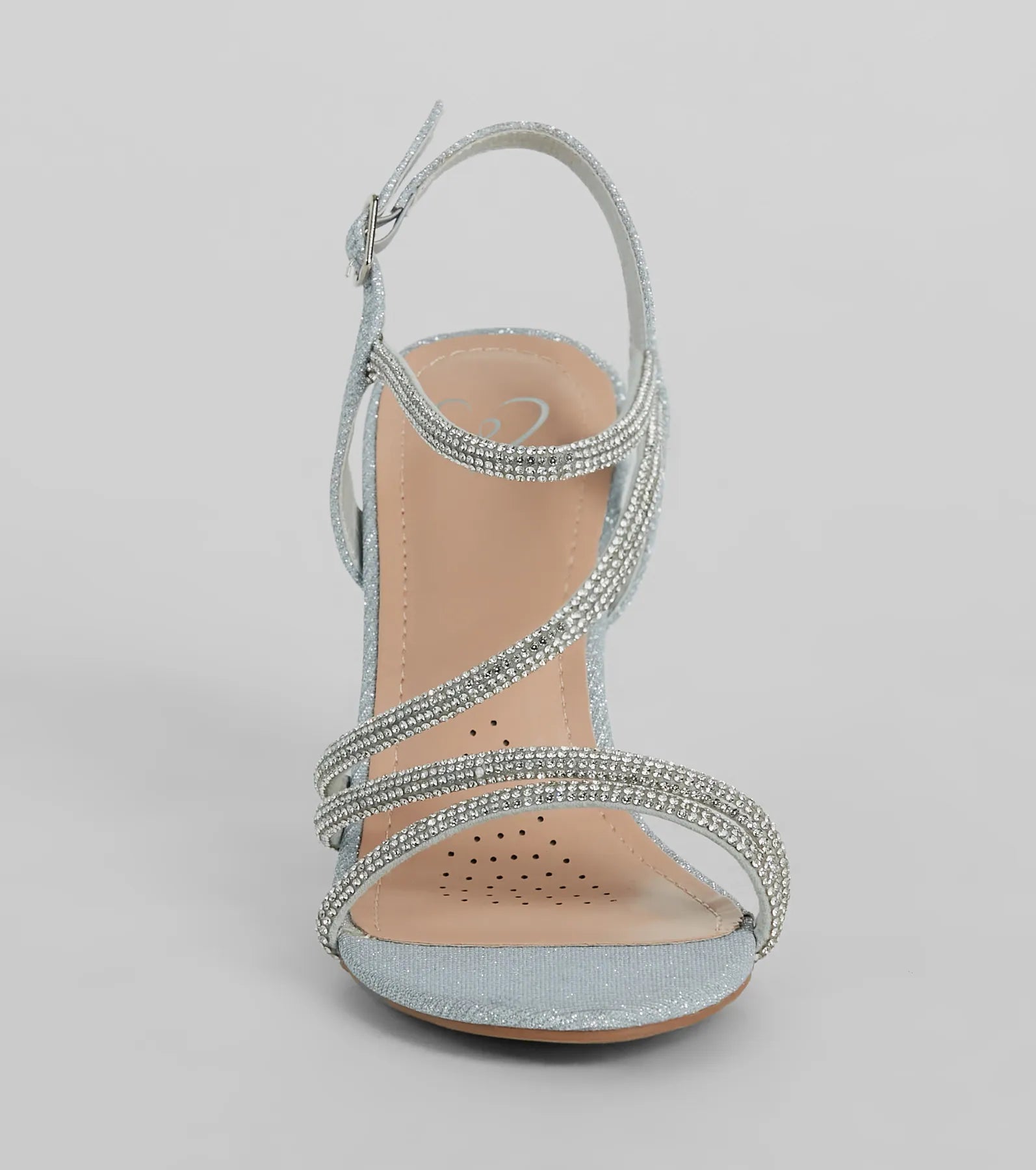 Miss Marvelous Rhinestone Block Heels - Image 7