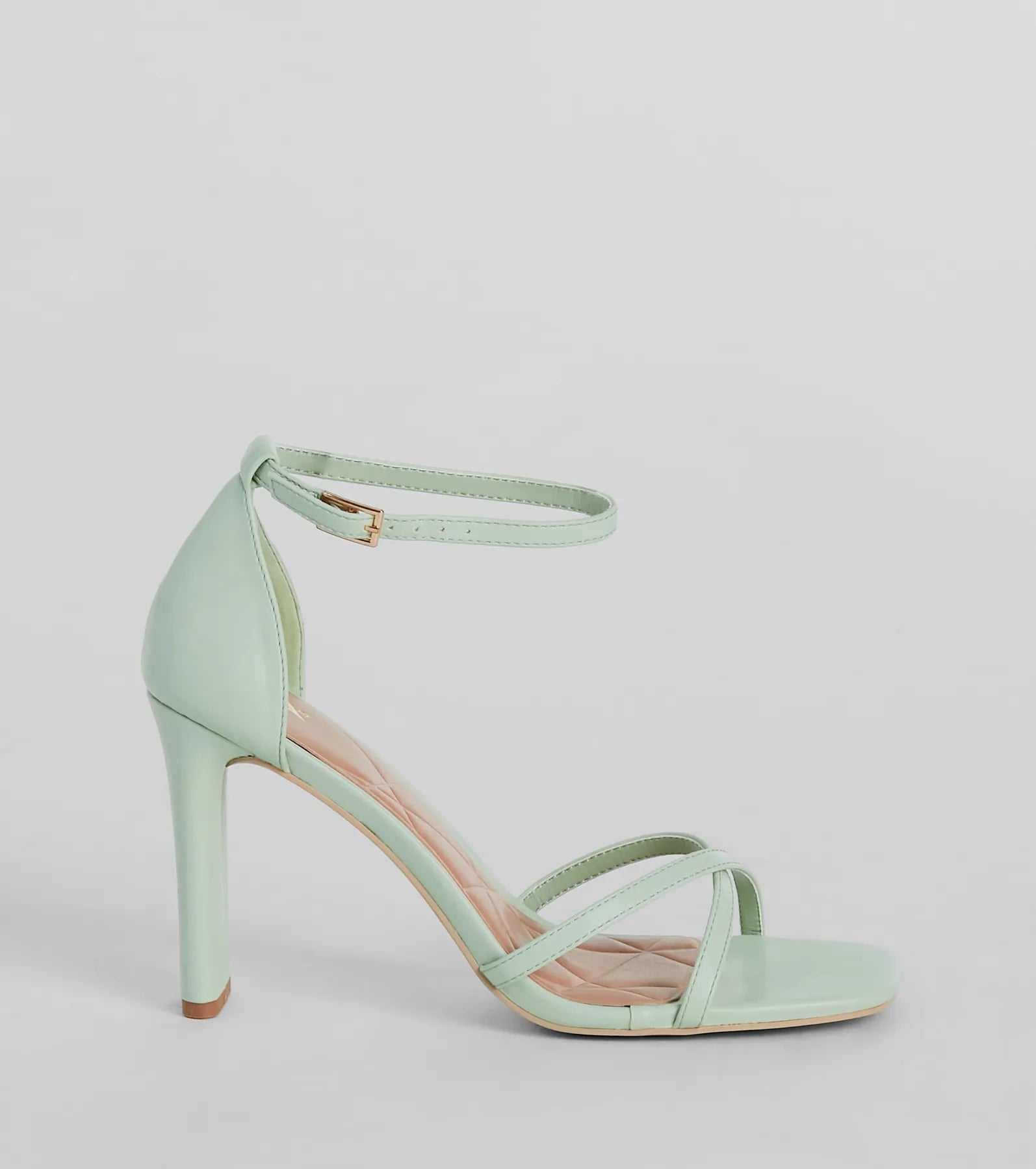 Being Pretty Strappy Faux Leather Block Heels - Image 2