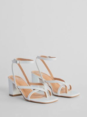New Favorite Thong Strap Low-Block Heels