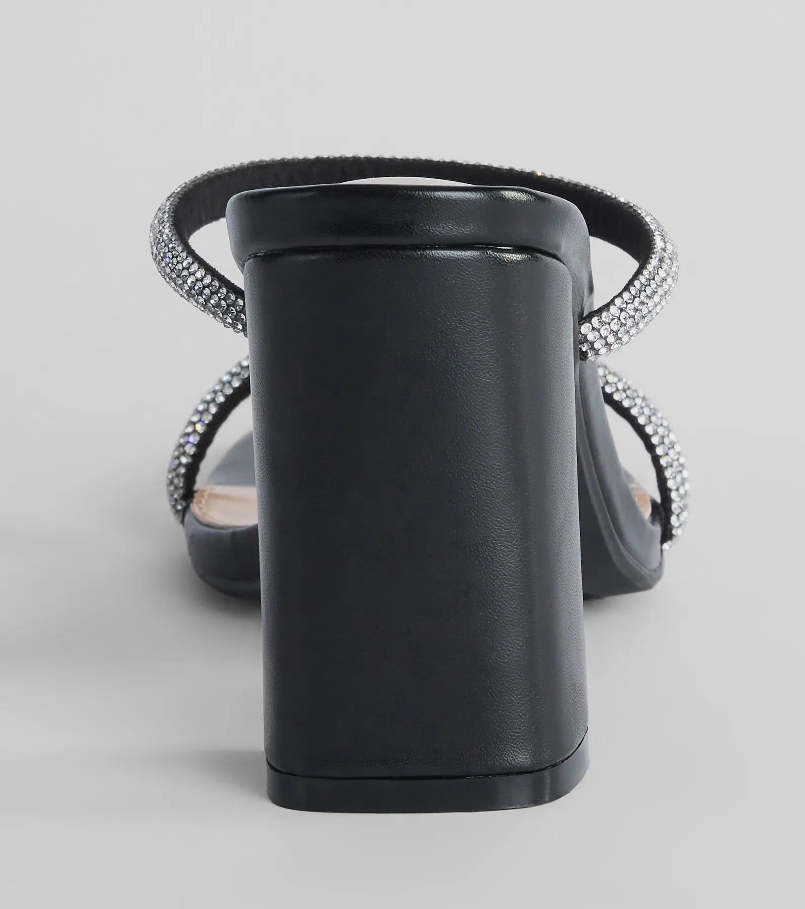 Sparkly Staple Rhinestone Mules - Image 4