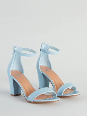 Gorgeous Height Faux Leather Block Heels