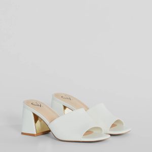 Meant To Last Square Toe Block Heel Mules