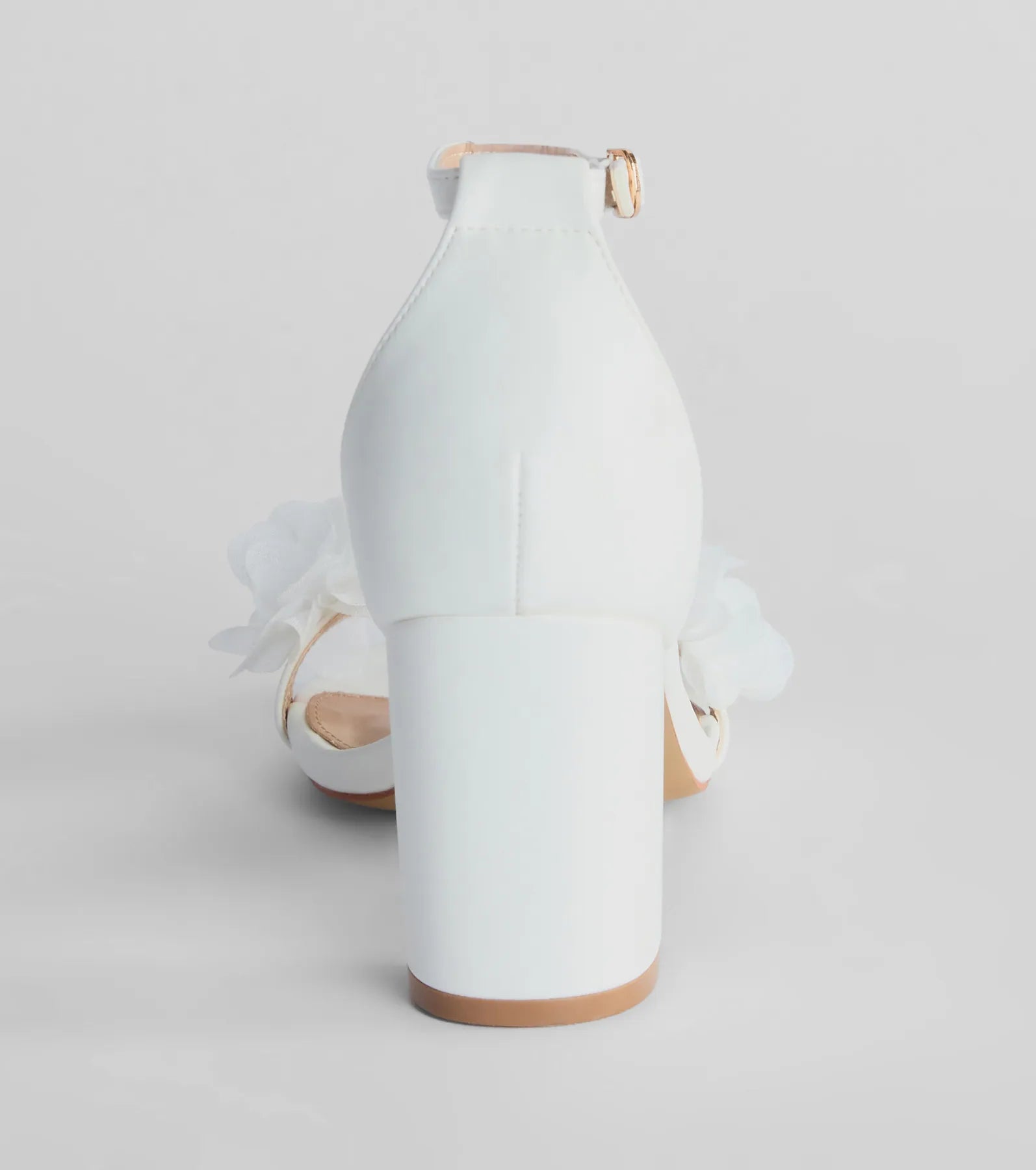 Whimsical Flair Floral Block Heels - Image 4