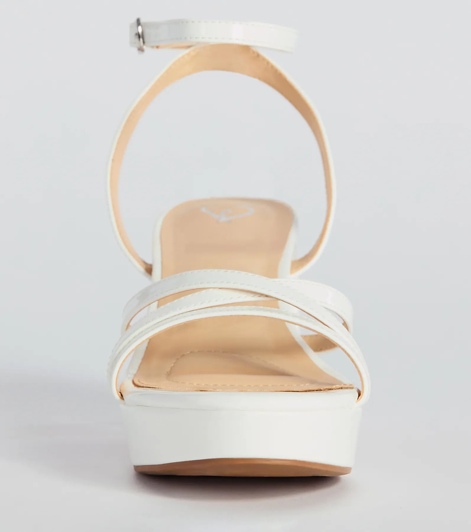 Flirty Sophistication Strappy Platform Block Heels - Image 3