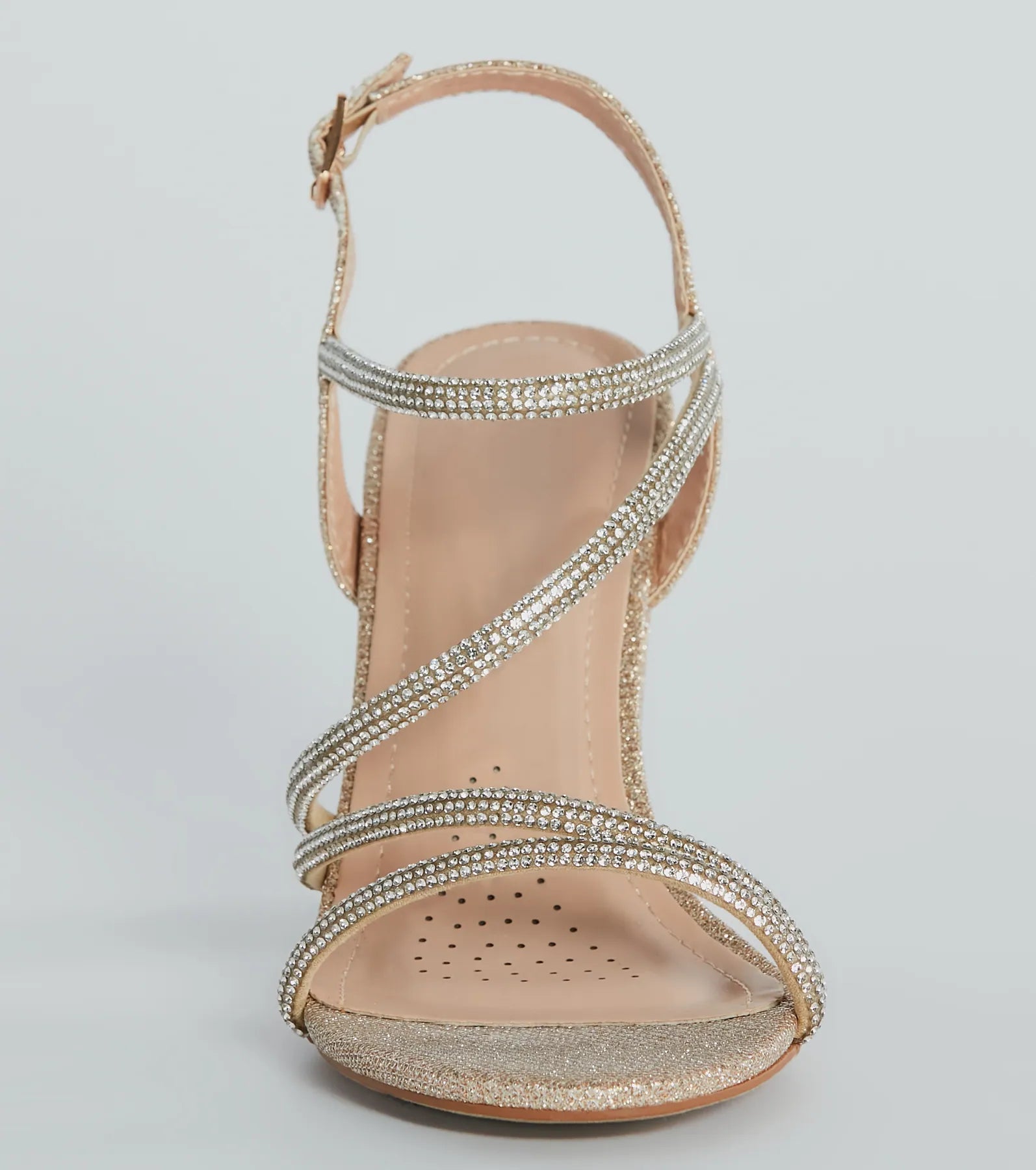 Miss Marvelous Rhinestone Block Heels - Image 15