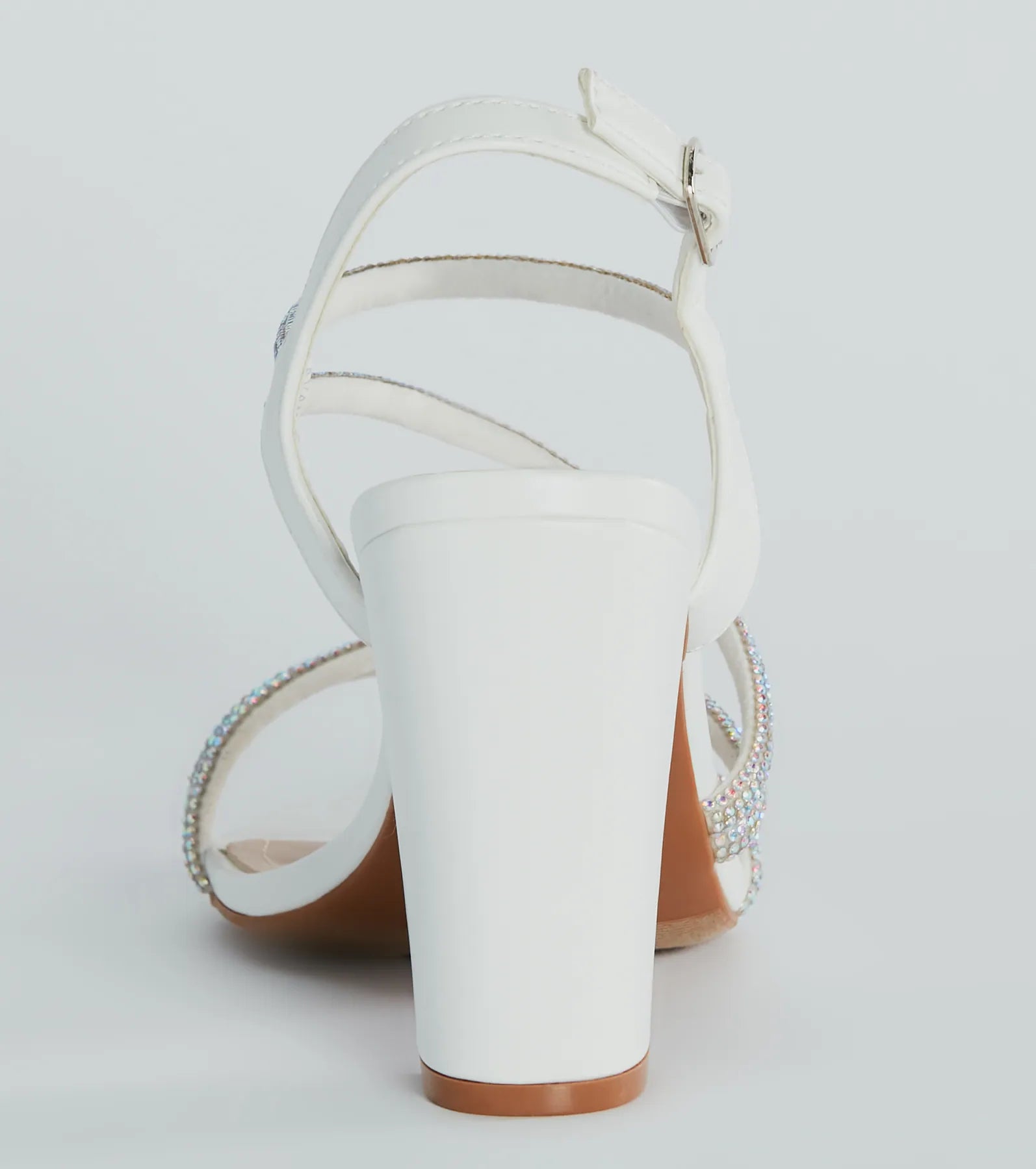 Miss Marvelous Rhinestone Block Heels - Image 12