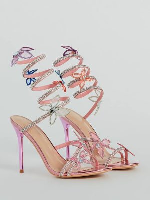 Spread Your Wings Butterfly Spiral Stiletto Heels