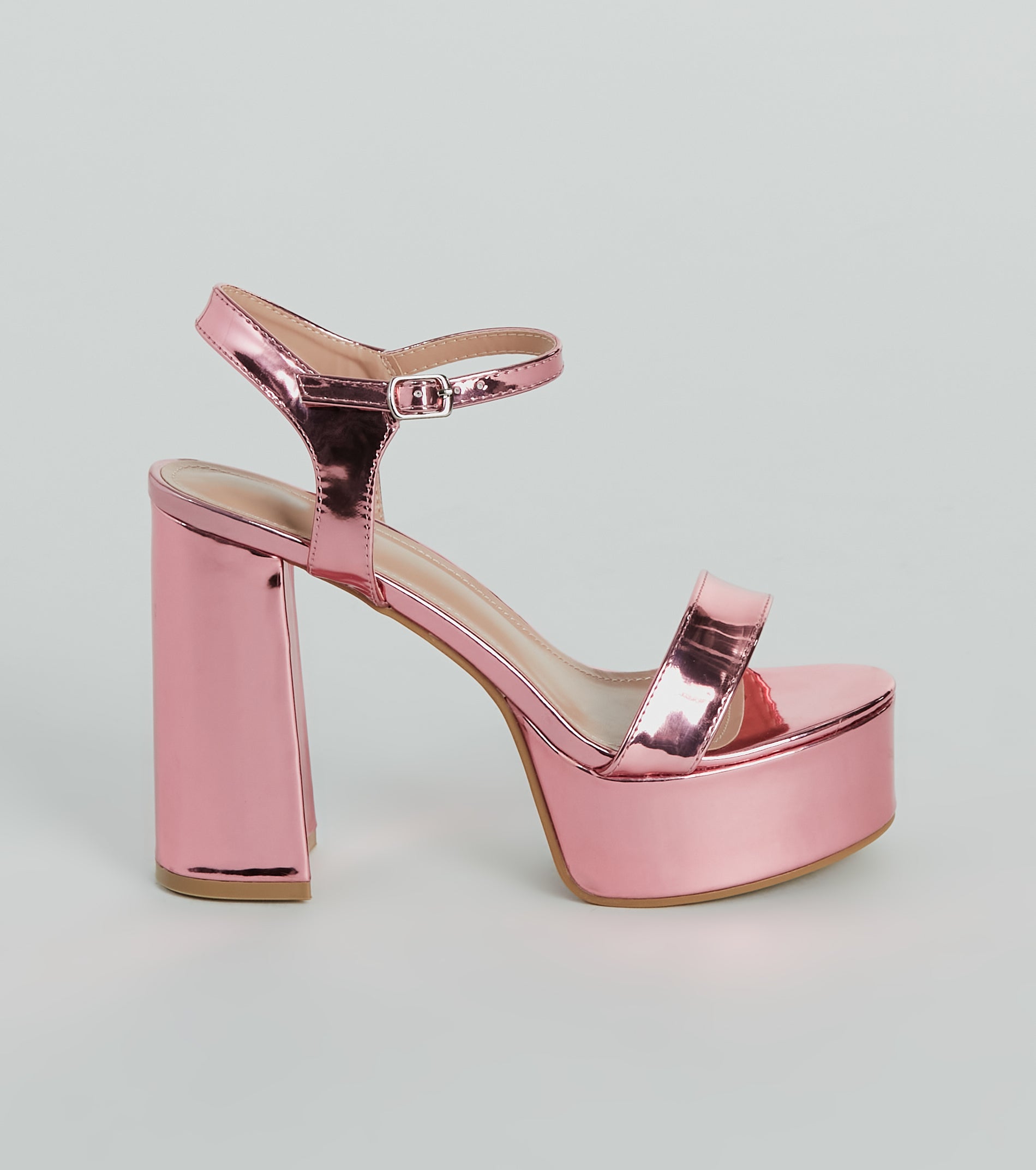 Plot Twist Patent Platform Block Heels - Image 6