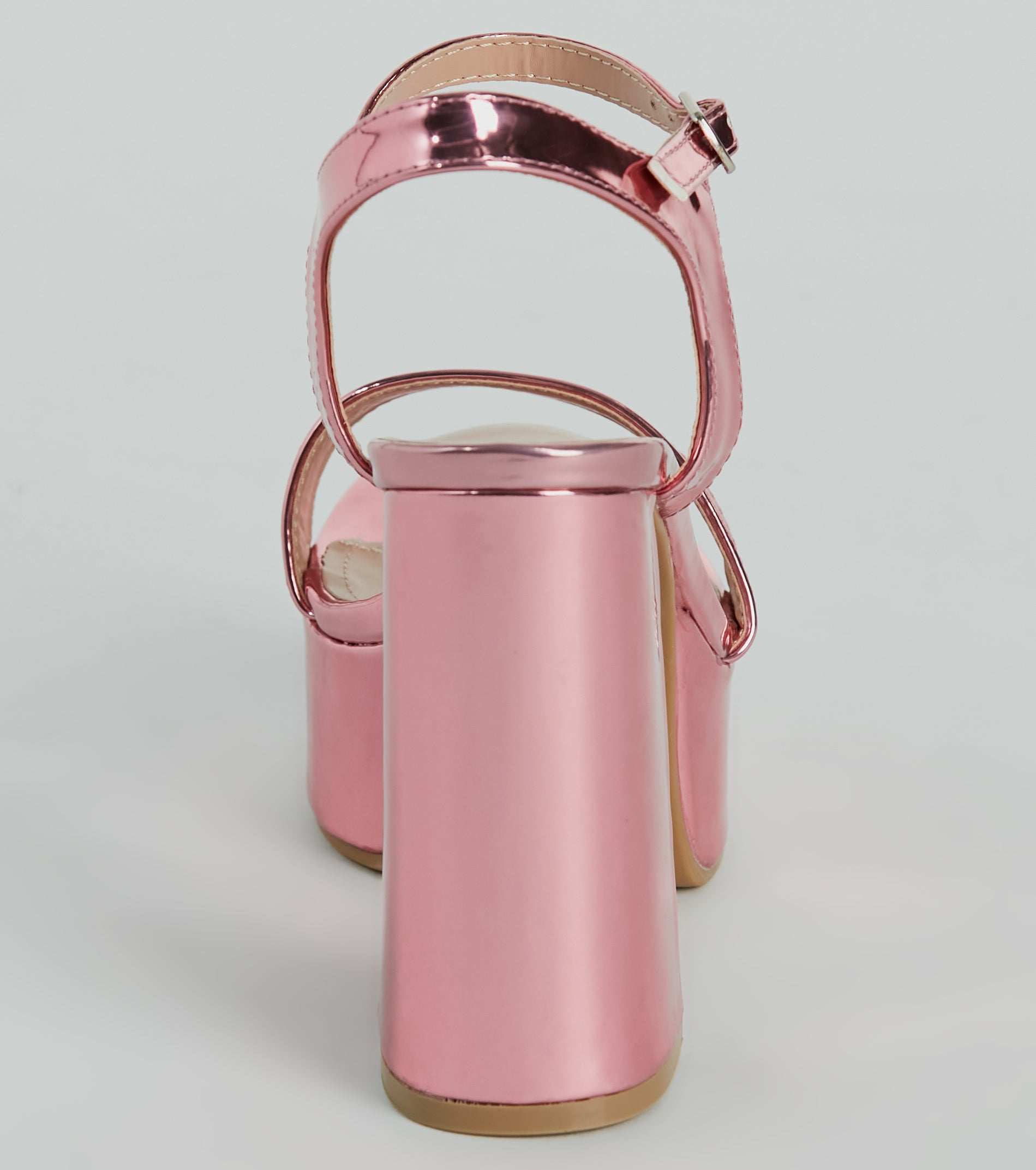 Plot Twist Patent Platform Block Heels - Image 8