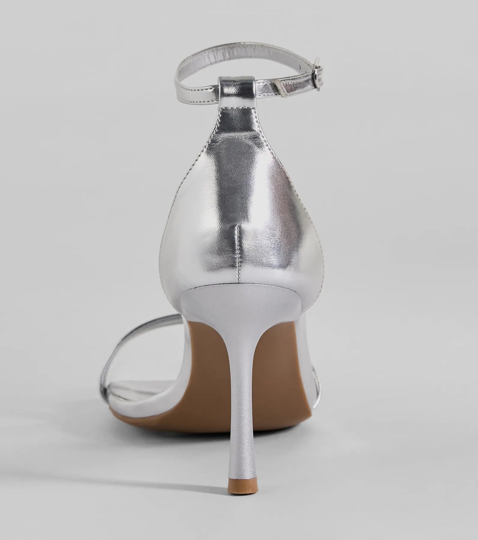 Step Out In Chic Faux Leather Stiletto Heels - Image 4