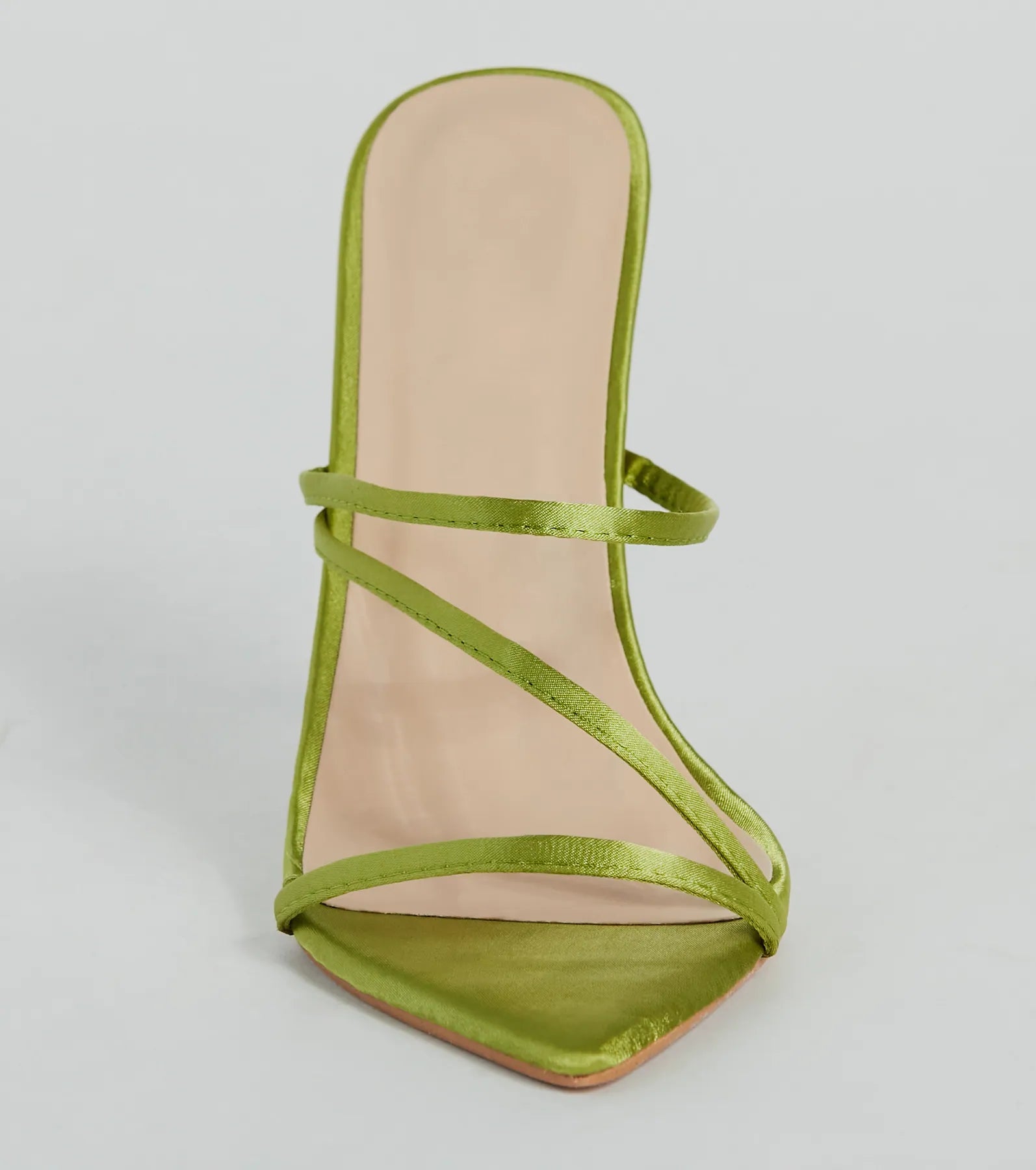 Gossip Mill Strappy Satin Stiletto Heels - Image 3