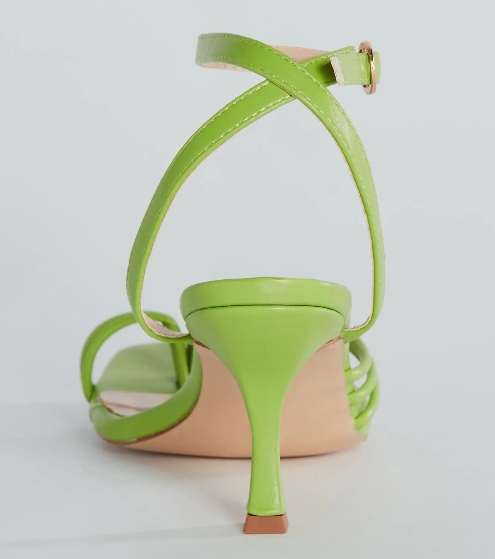 Simply Fab Patent Faux Leather Kitten Heels - Image 4