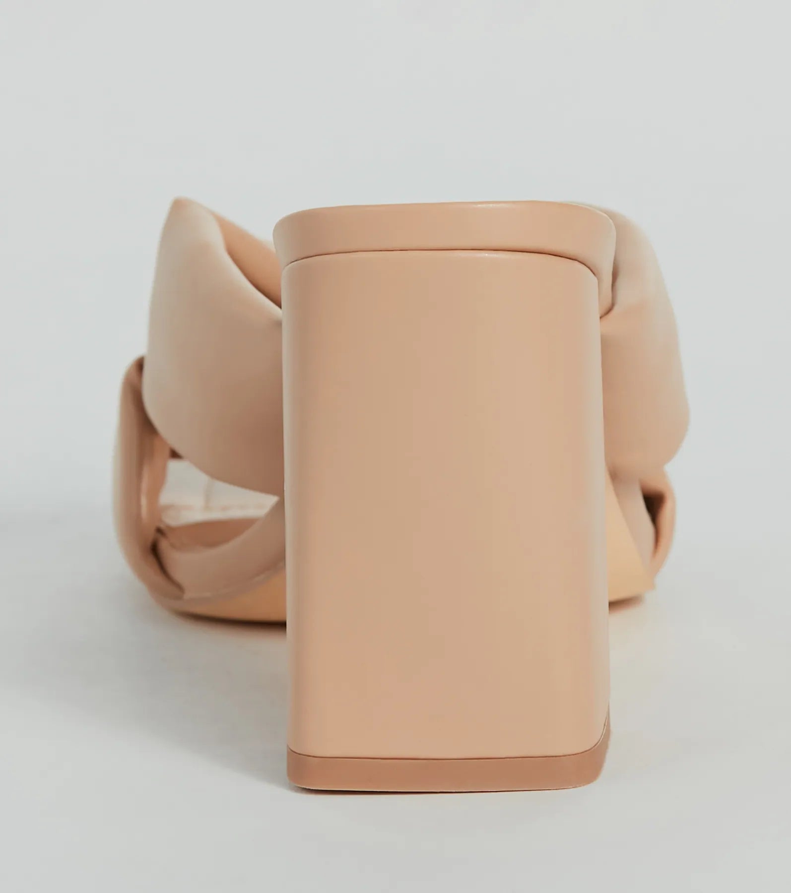 Always Chic Puffy Strap Faux Leather Mules - Image 8