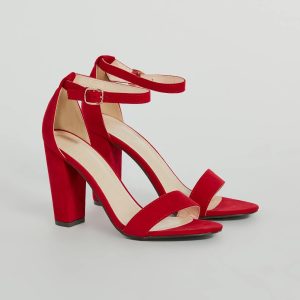 Day To Night Basic Micro Suede Block Heels