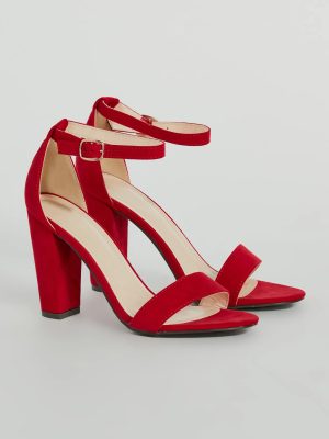 Day To Night Basic Micro Suede Block Heels