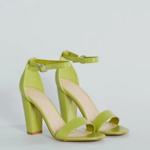 Simply Sophisticated Faux Leather Block Heels