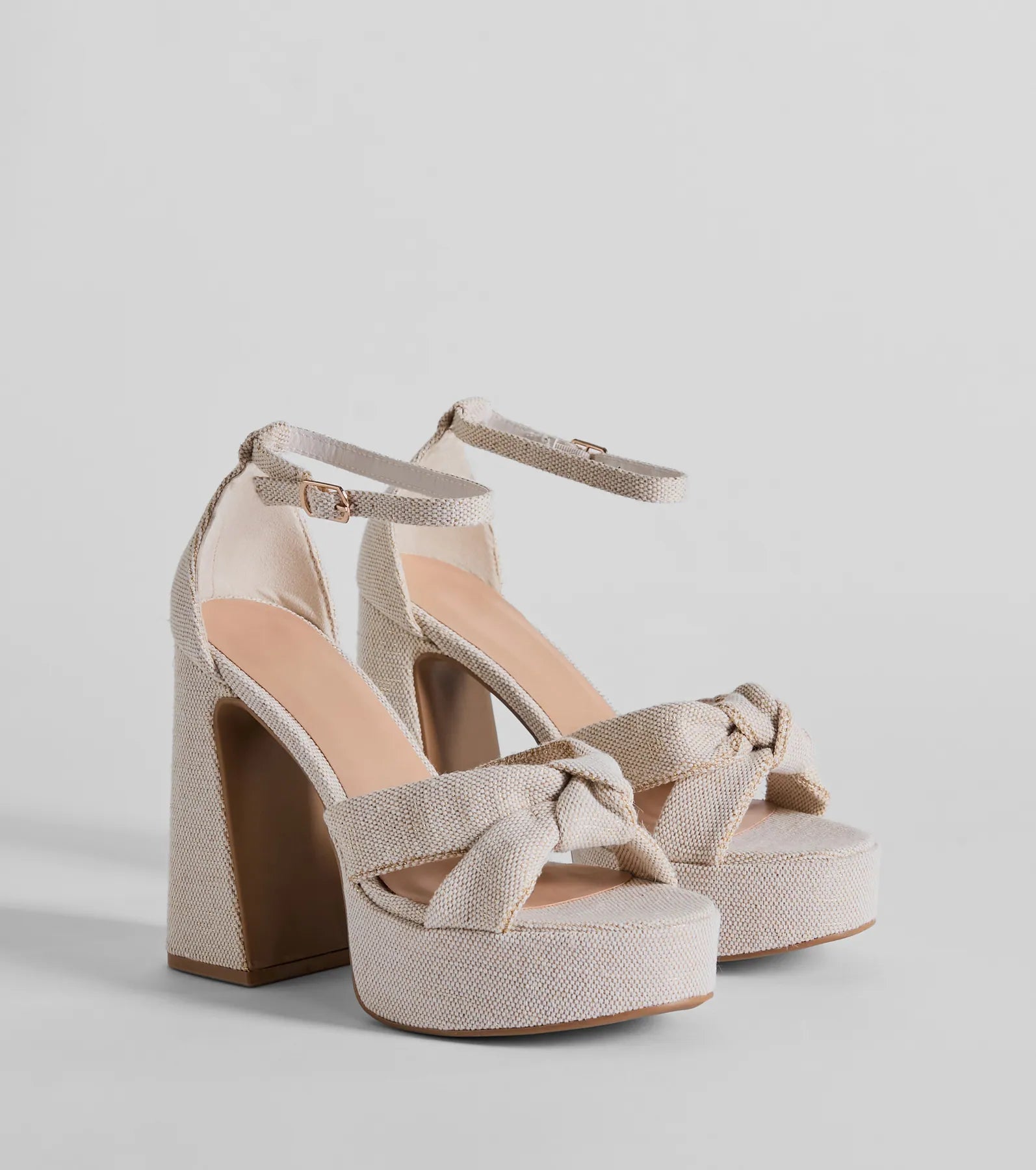 Sunset Drinks Platform Block Heels - Image 5