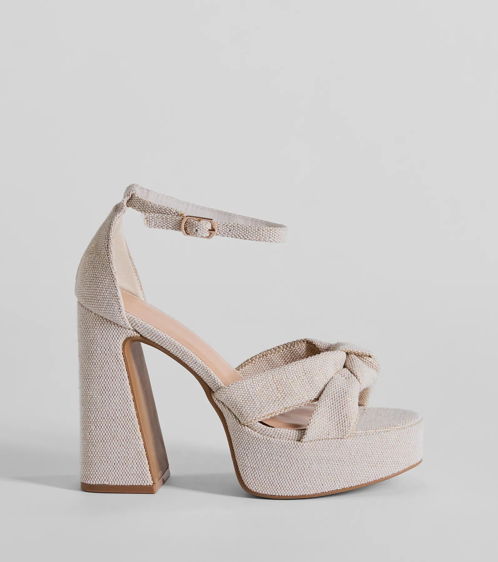 Sunset Drinks Platform Block Heels - Image 6