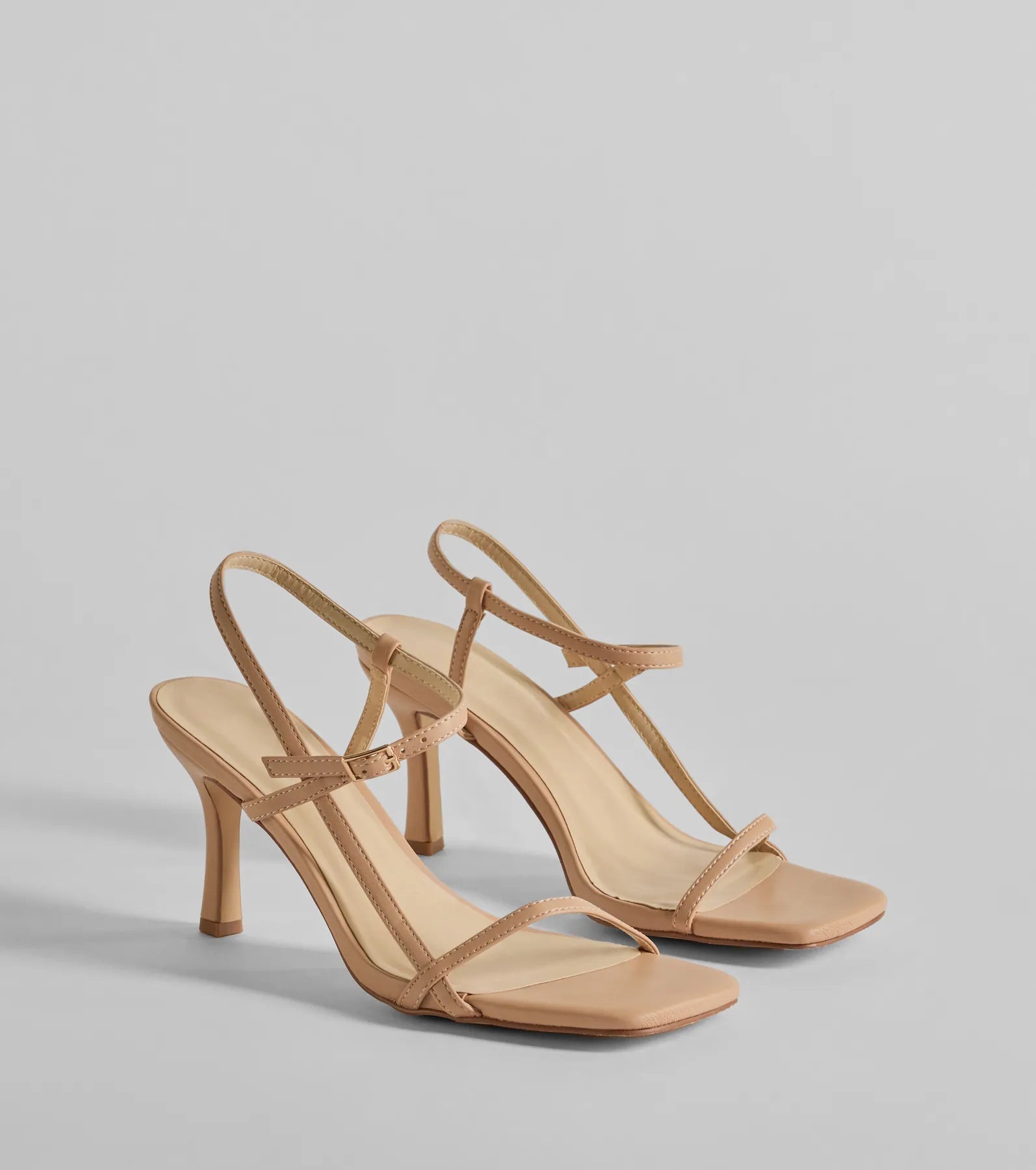 Sexy Chic Square Toe Stiletto Heels - Image 9