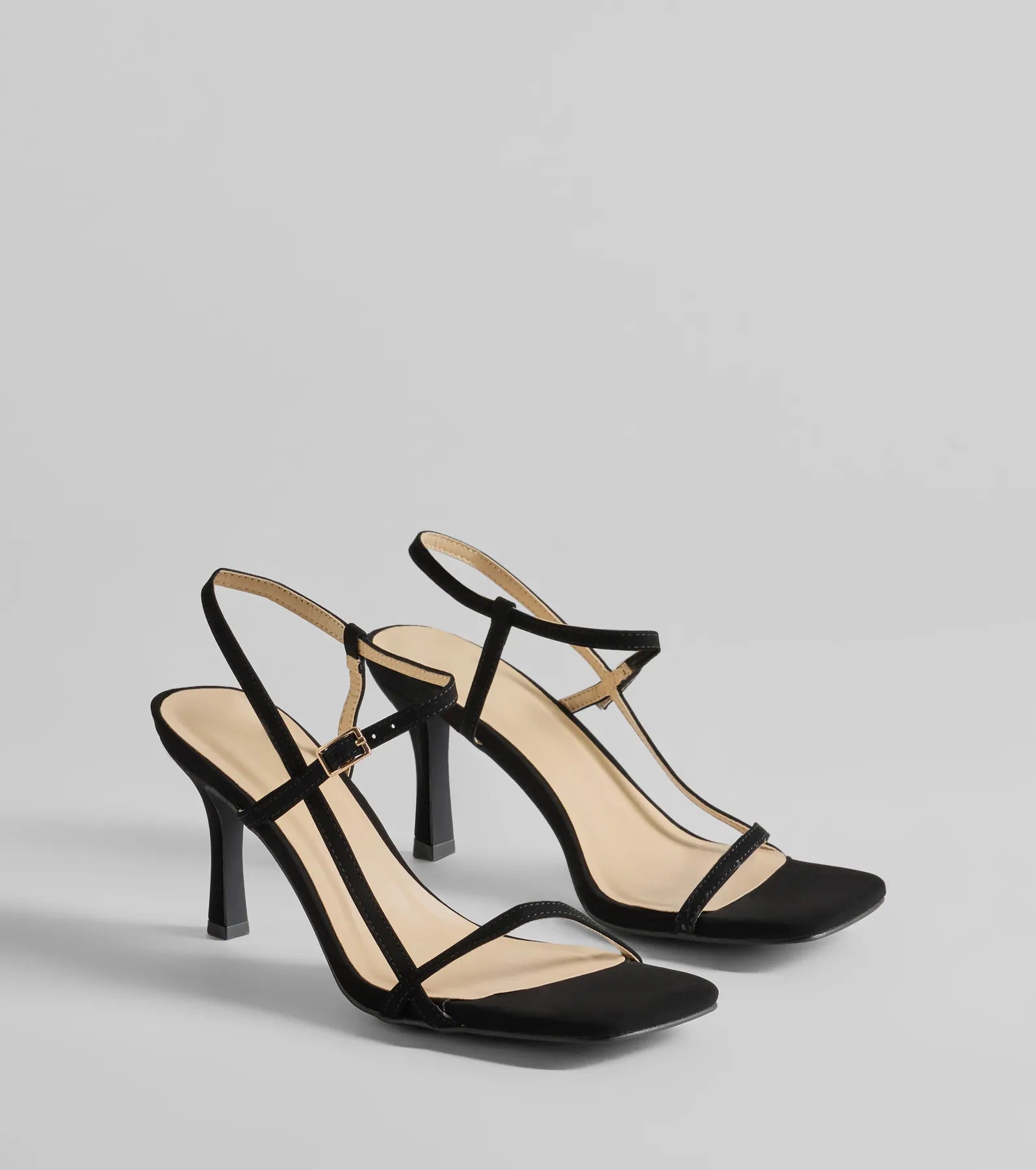 Sexy Chic Square Toe Stiletto Heels - Image 5