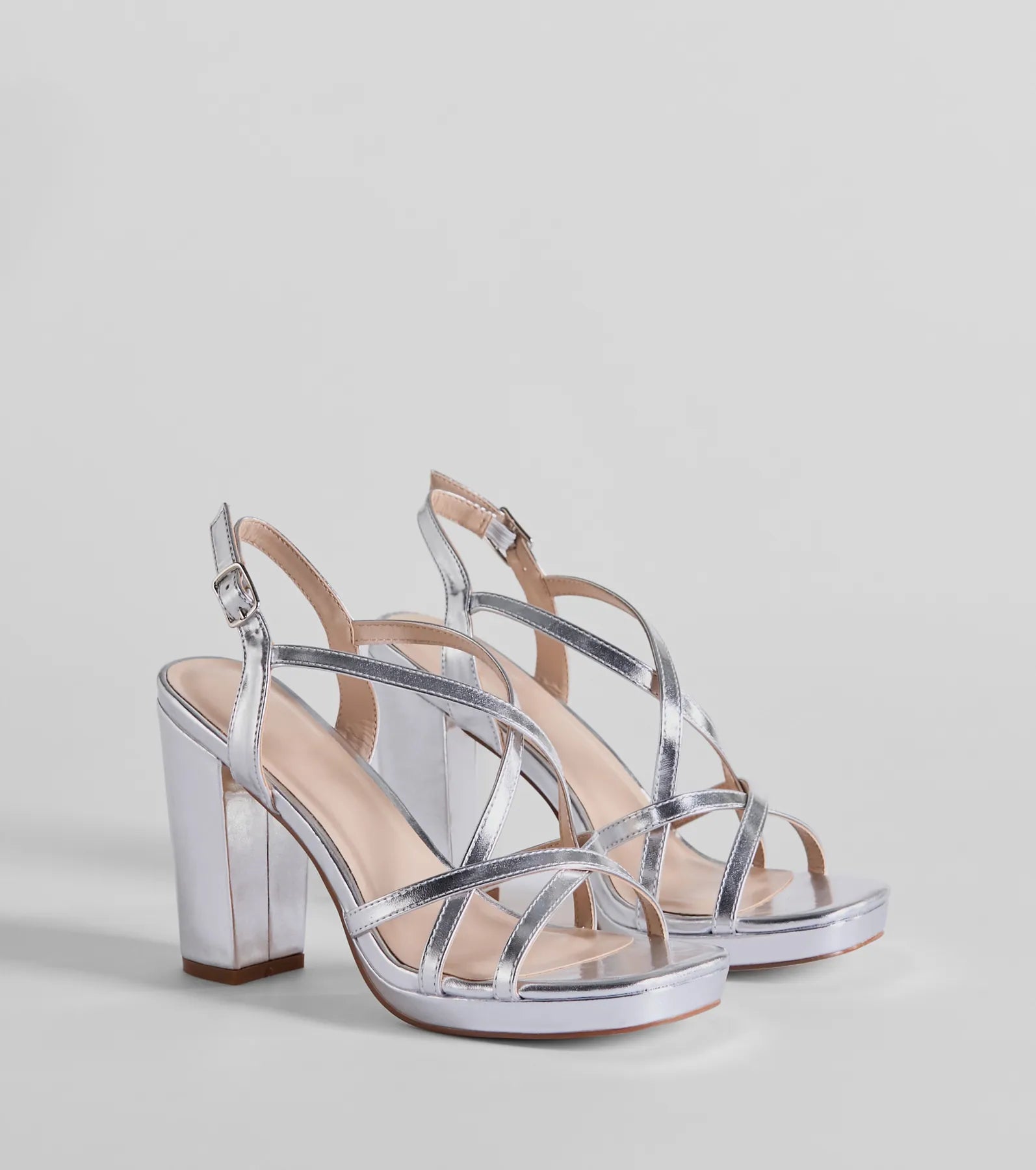 Always Slaying Strappy Platform Heels - Image 5